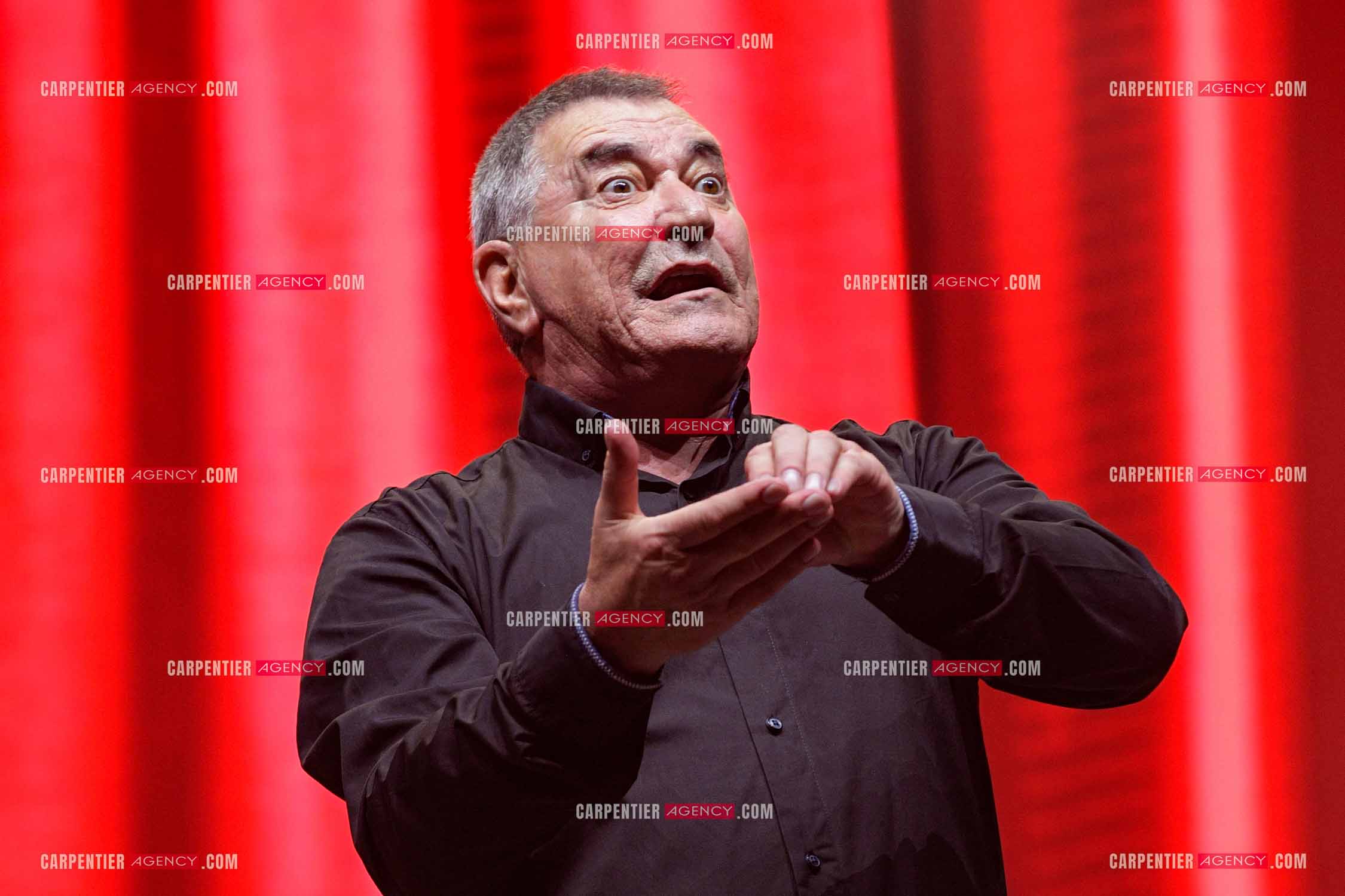 L'humoriste Jean-Marie Bigard en spectacle aux arènes de Fréjus.  ( Exclusif )
