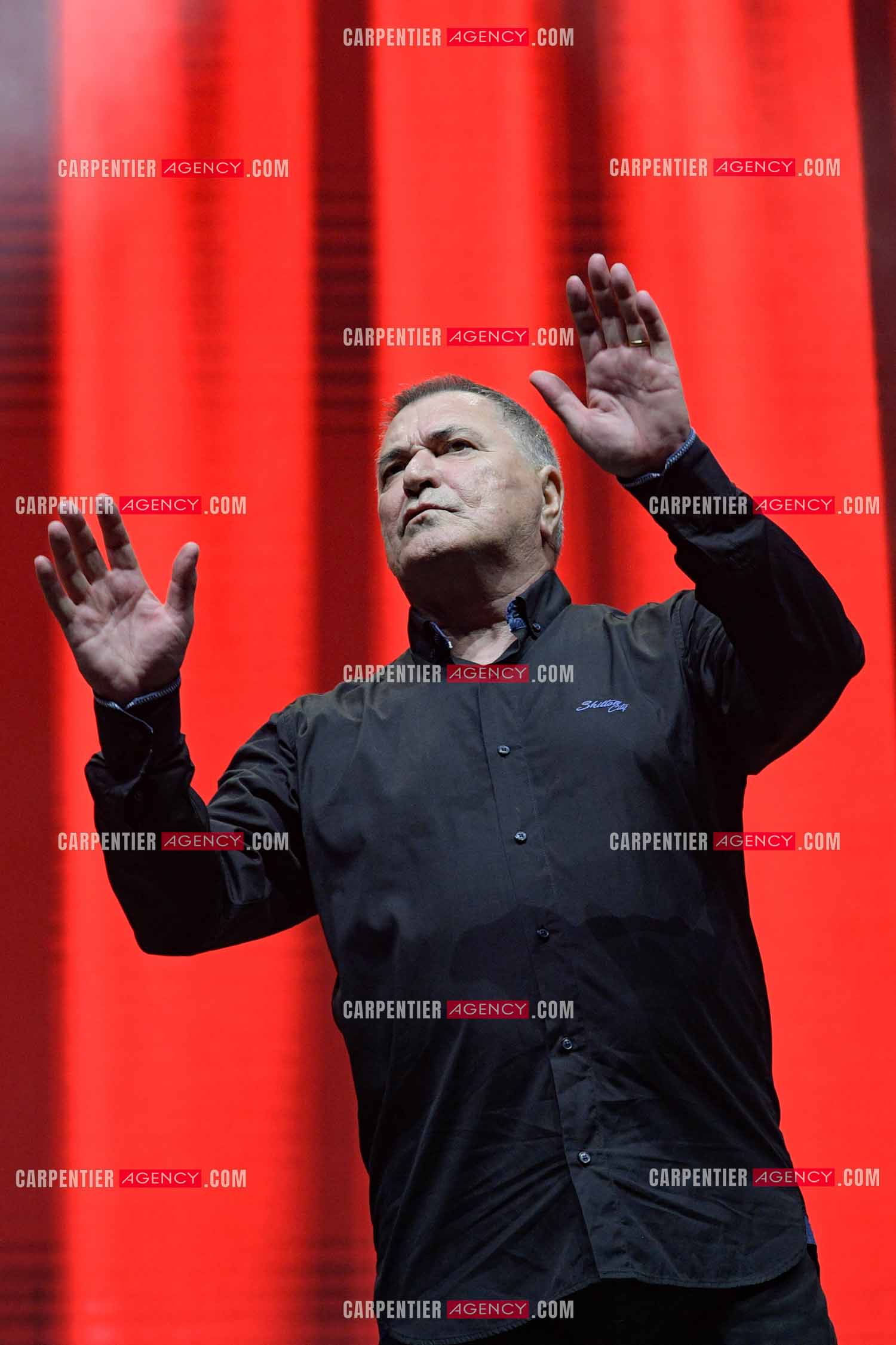 L'humoriste Jean-Marie Bigard en spectacle aux arènes de Fréjus.  ( Exclusif )