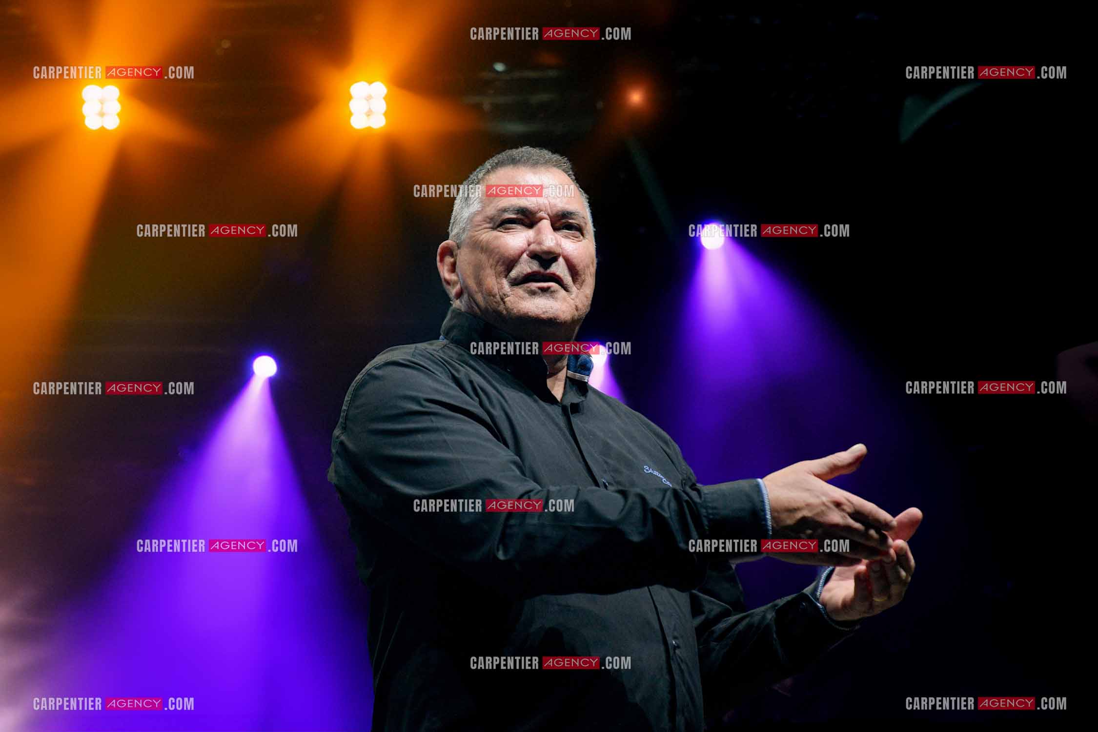 L'humoriste Jean-Marie Bigard en spectacle aux arènes de Fréjus.  ( Exclusif )