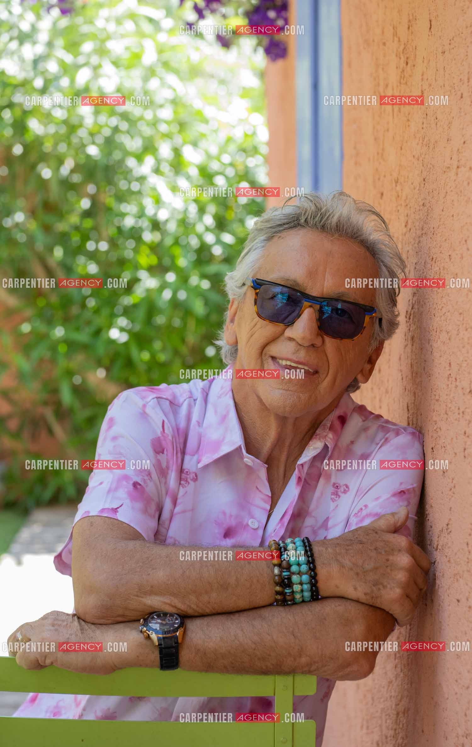 Portrait du chanteur Jean-Pierre Savelli chez lui dans le Var le 28 Mai 2025.  ( Exclusif )