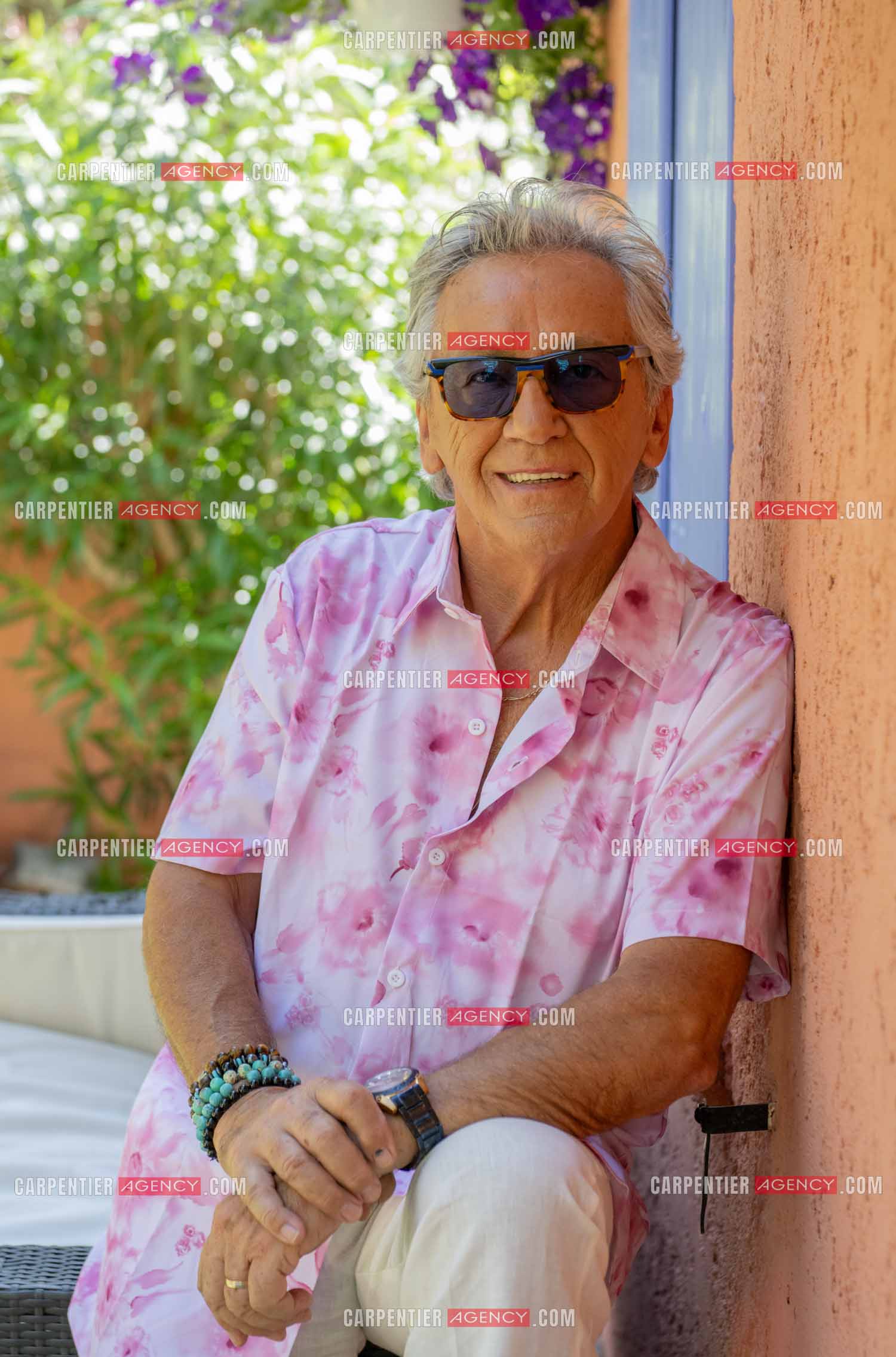 Portrait du chanteur Jean-Pierre Savelli chez lui dans le Var le 28 Mai 2025.  ( Exclusif )