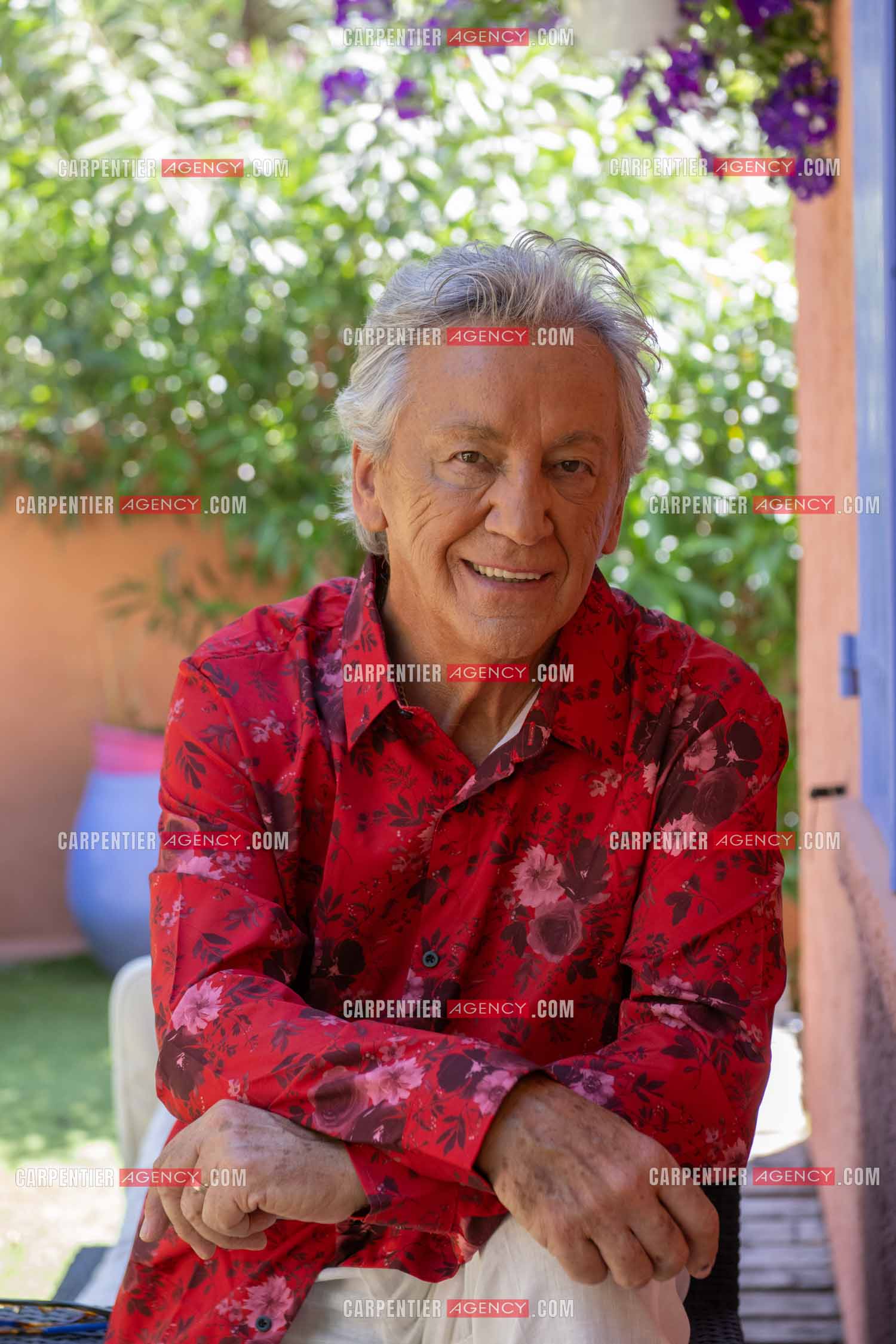 Portrait du chanteur Jean-Pierre Savelli chez lui dans le Var le 28 Mai 2025.  ( Exclusif )