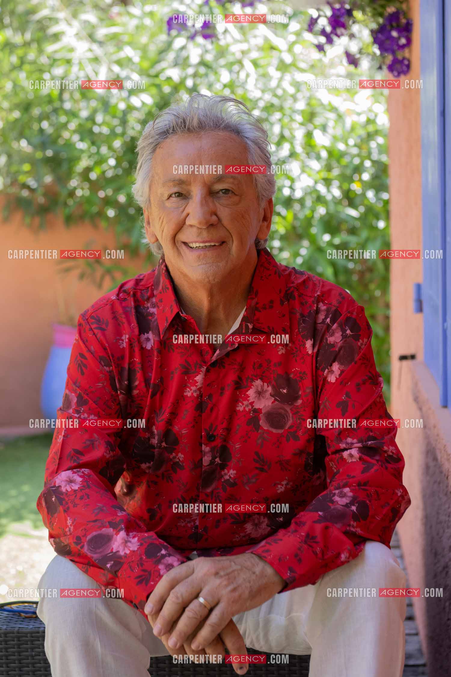 Portrait du chanteur Jean-Pierre Savelli chez lui dans le Var le 28 Mai 2025.  ( Exclusif )