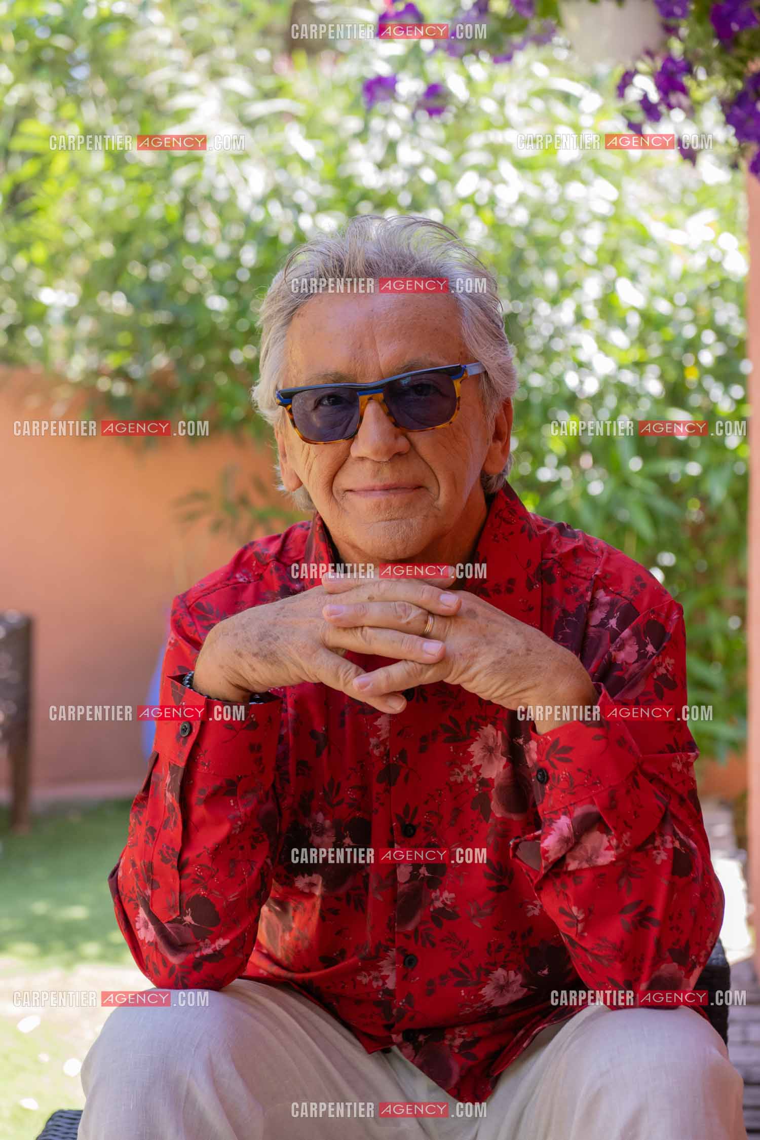 Portrait du chanteur Jean-Pierre Savelli chez lui dans le Var le 28 Mai 2025.  ( Exclusif )