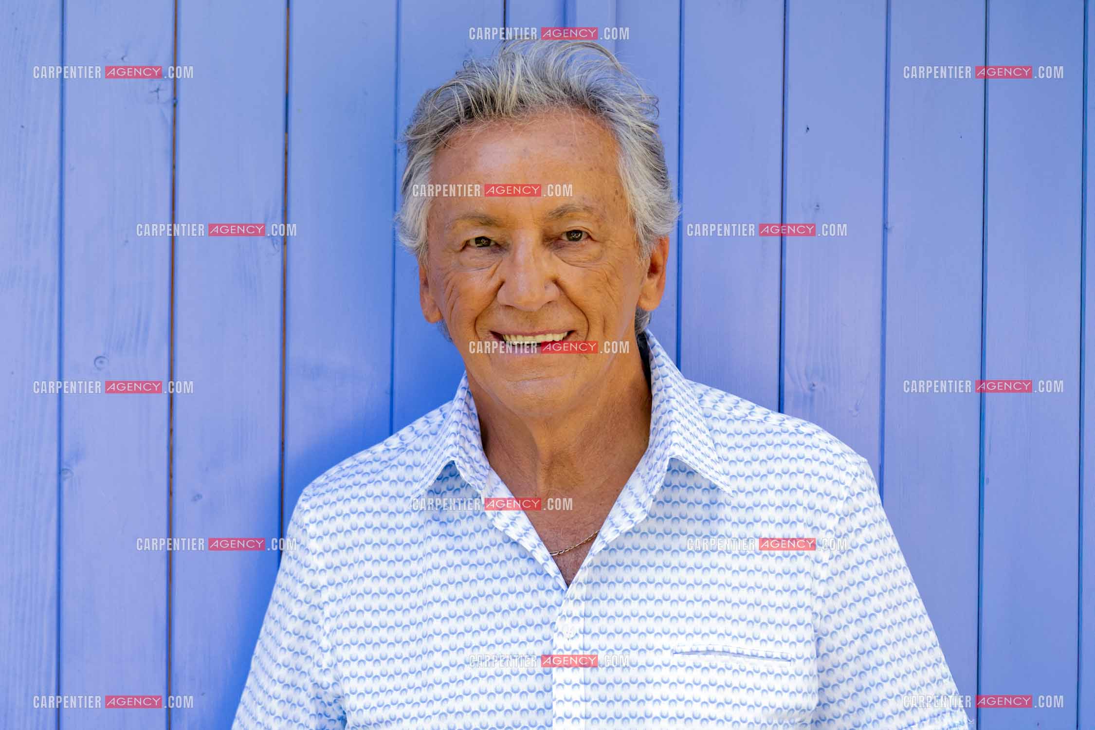 Portrait du chanteur Jean-Pierre Savelli chez lui dans le Var le 28 Mai 2025.  ( Exclusif )