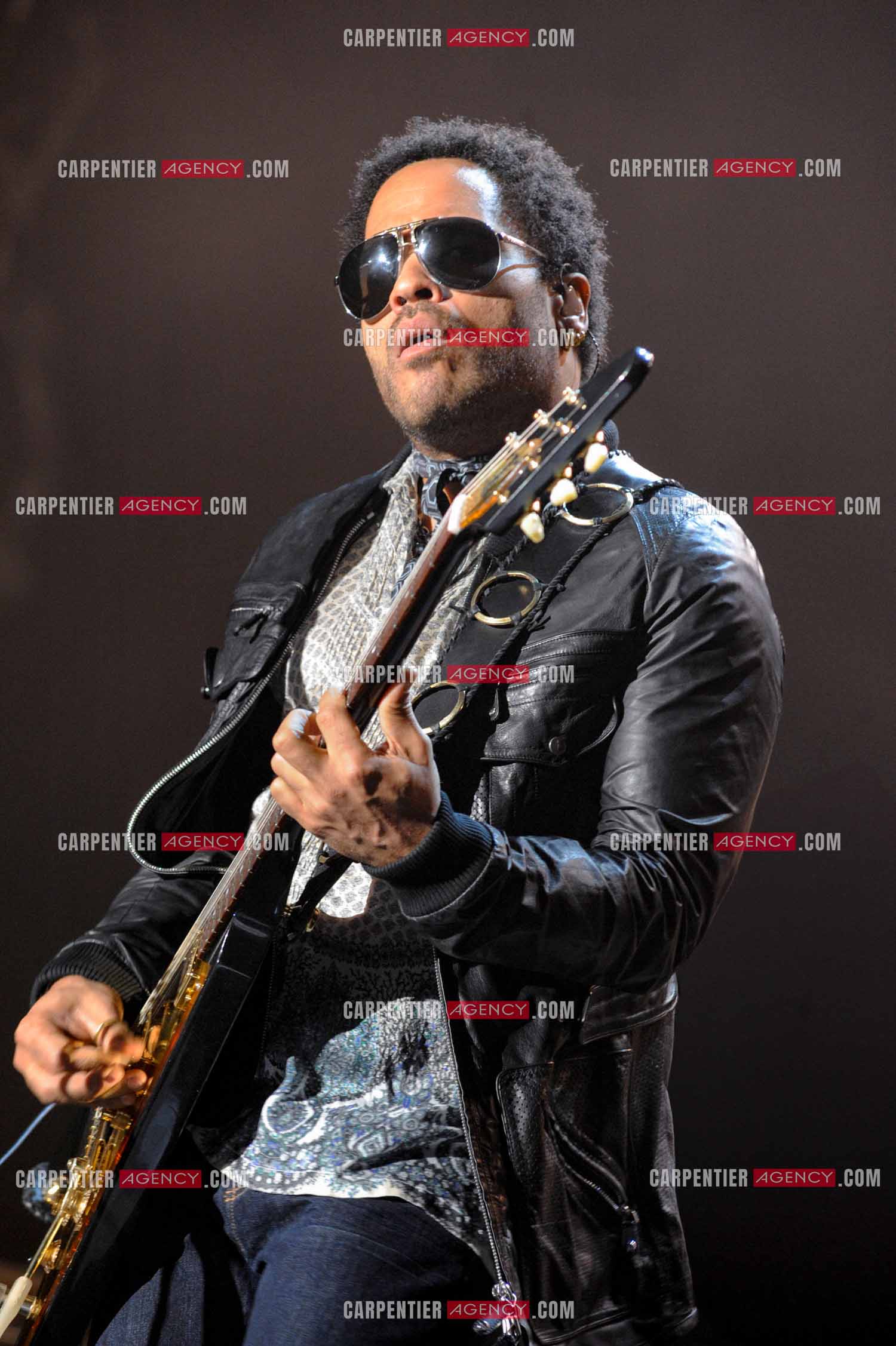 L'artiste rock américain Lenny Kravitz en concert au Zénith de Paris pour deux soirs.   ( Exclusif )