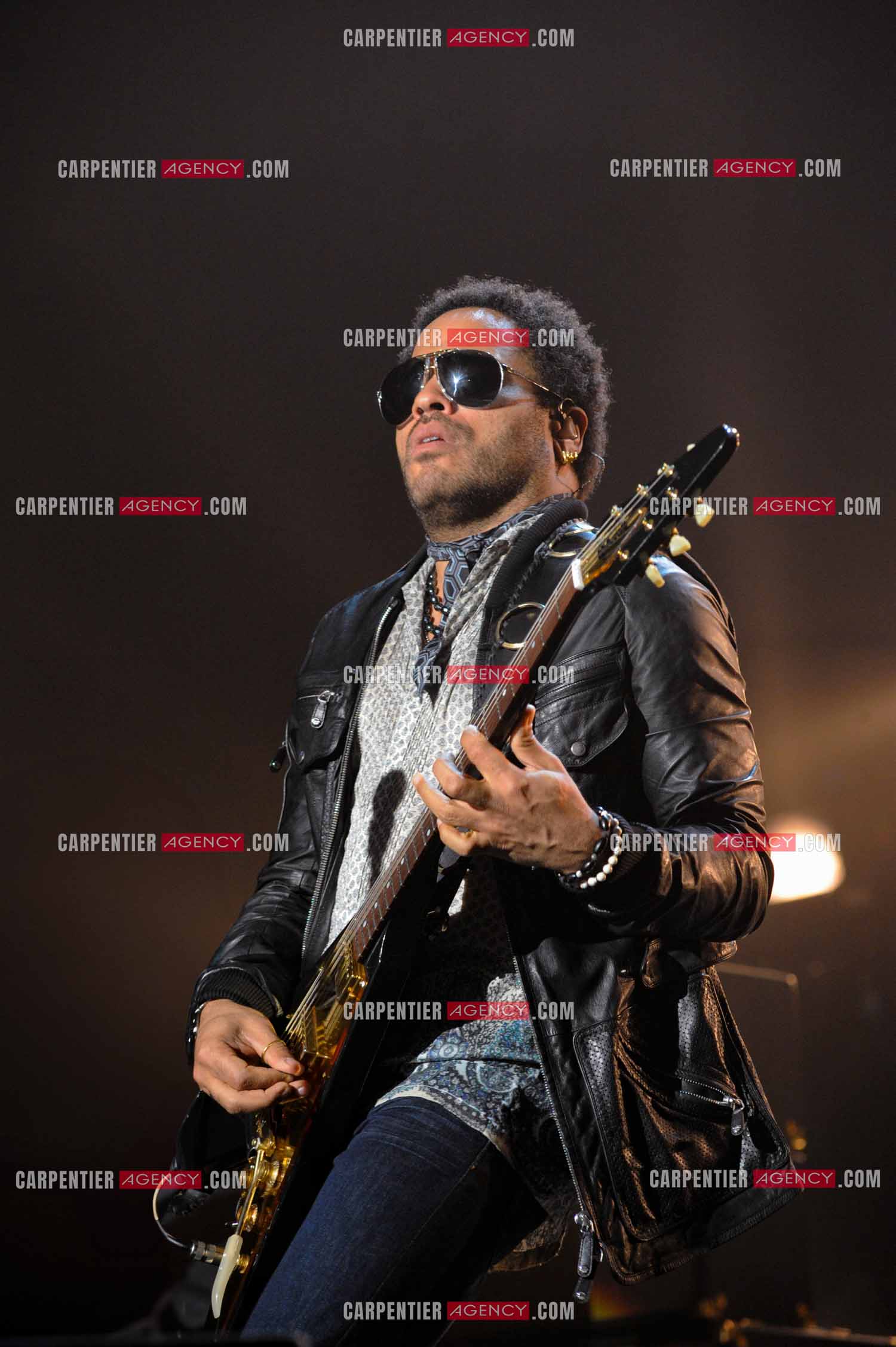 L'artiste rock américain Lenny Kravitz en concert au Zénith de Paris pour deux soirs.   ( Exclusif )