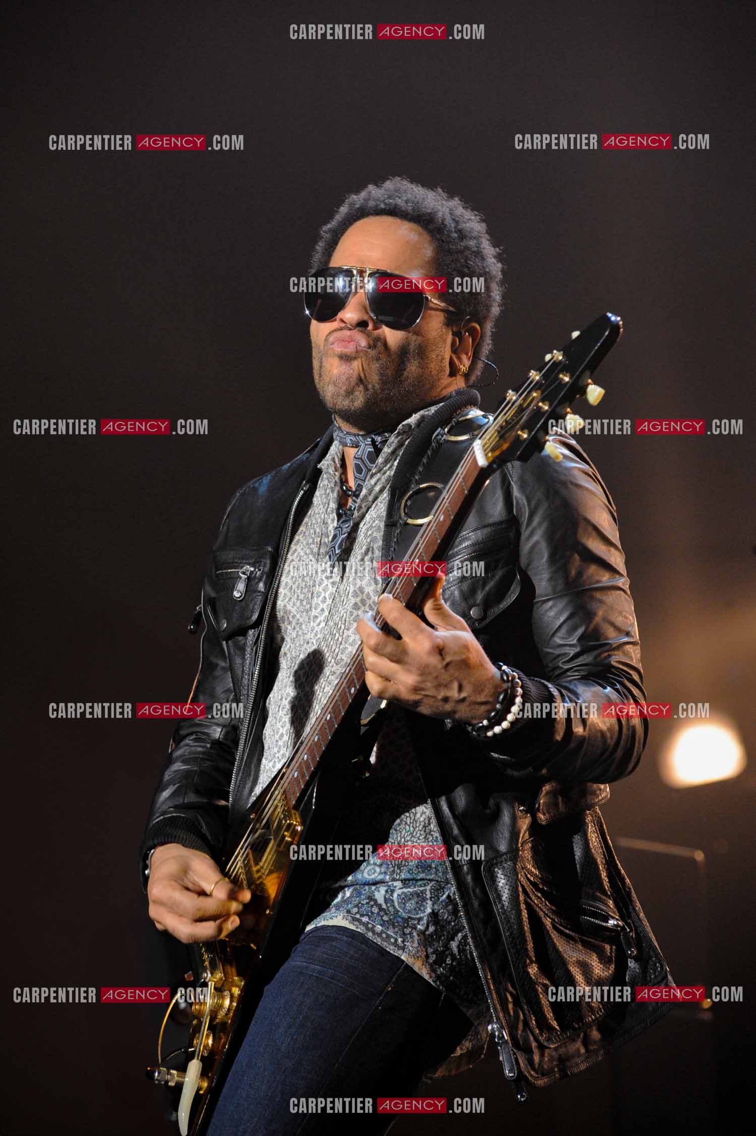 L'artiste rock américain Lenny Kravitz en concert au Zénith de Paris pour deux soirs.   ( Exclusif )