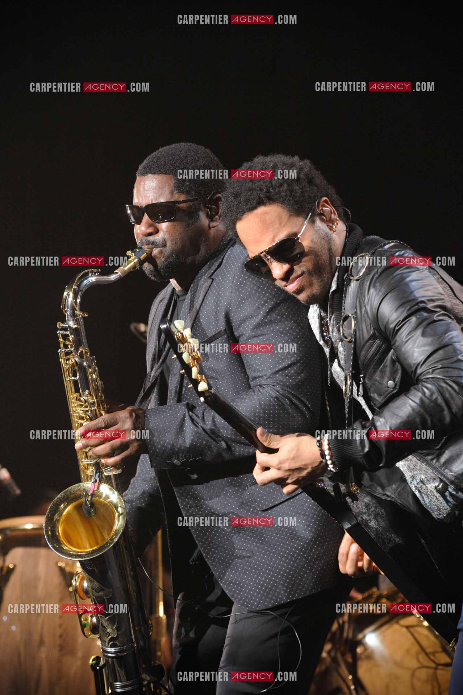 L'artiste rock américain Lenny Kravitz en concert au Zénith de Paris pour deux soirs.   ( Exclusif )