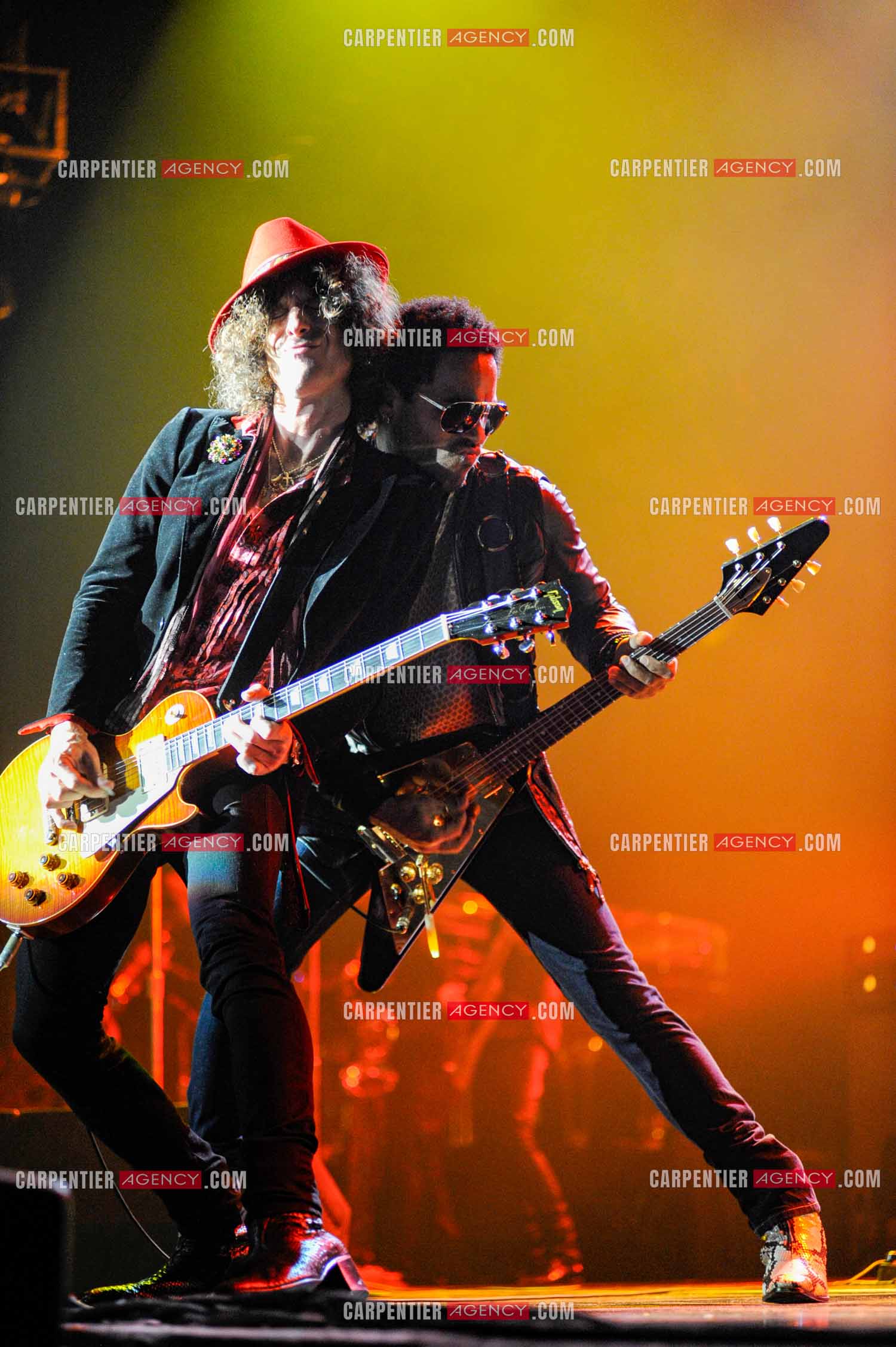 L'artiste rock américain Lenny Kravitz en concert au Zénith de Paris pour deux soirs.   ( Exclusif )