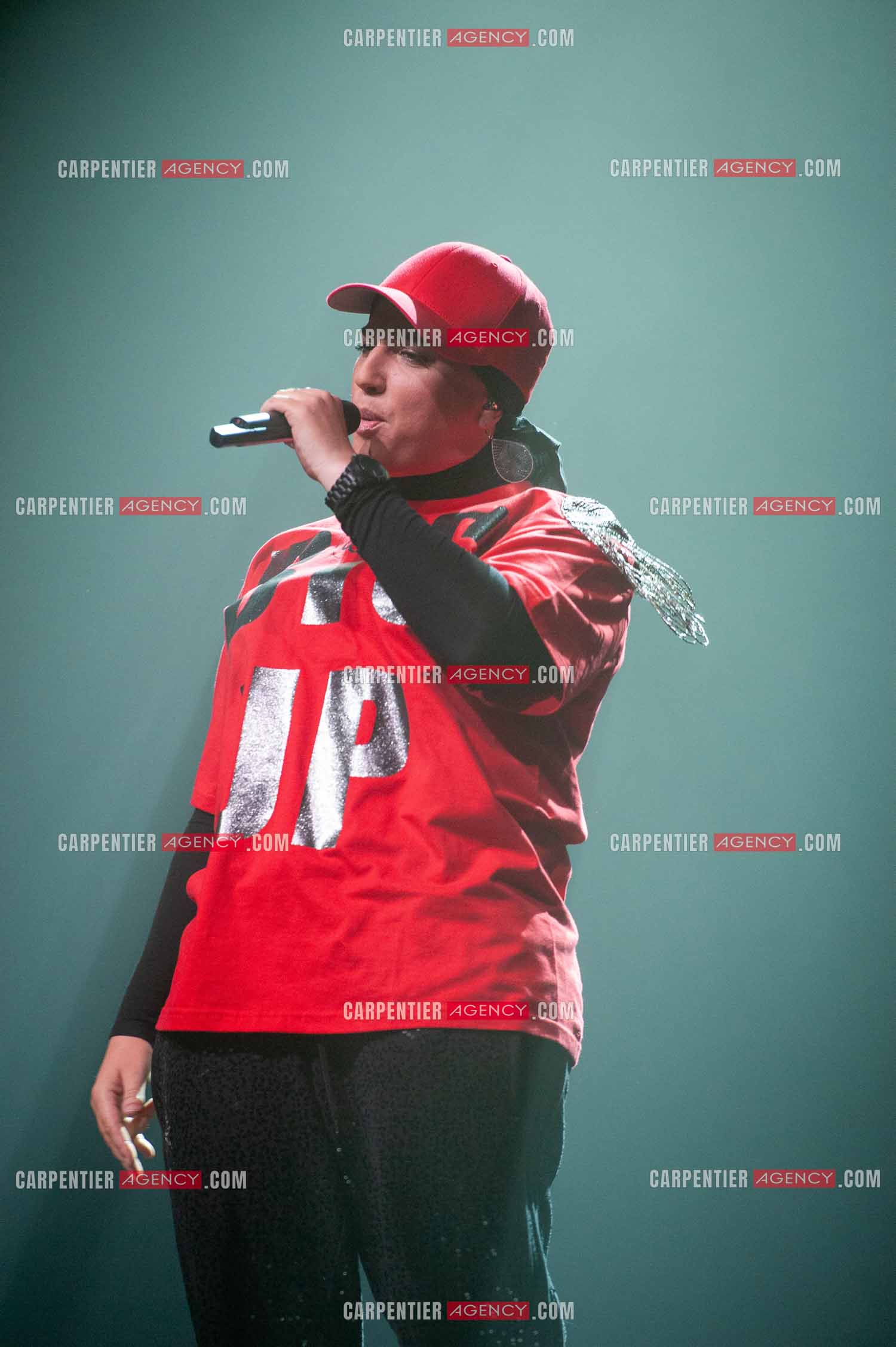 La chanteuse Diam's en concert au Zénith de Paris en 2010.    ( Exclusif )