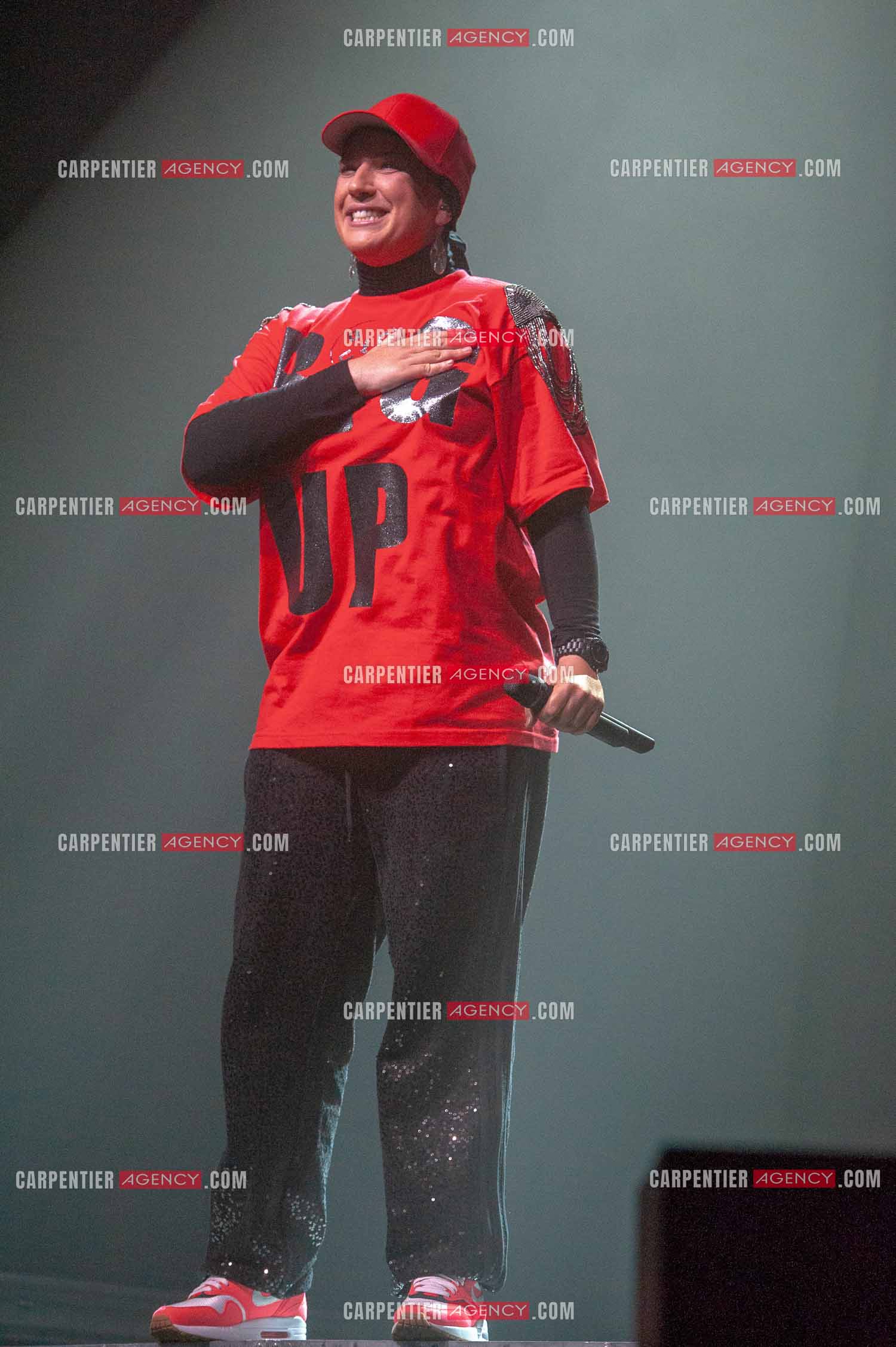 La chanteuse Diam's en concert au Zénith de Paris en 2010.    ( Exclusif )