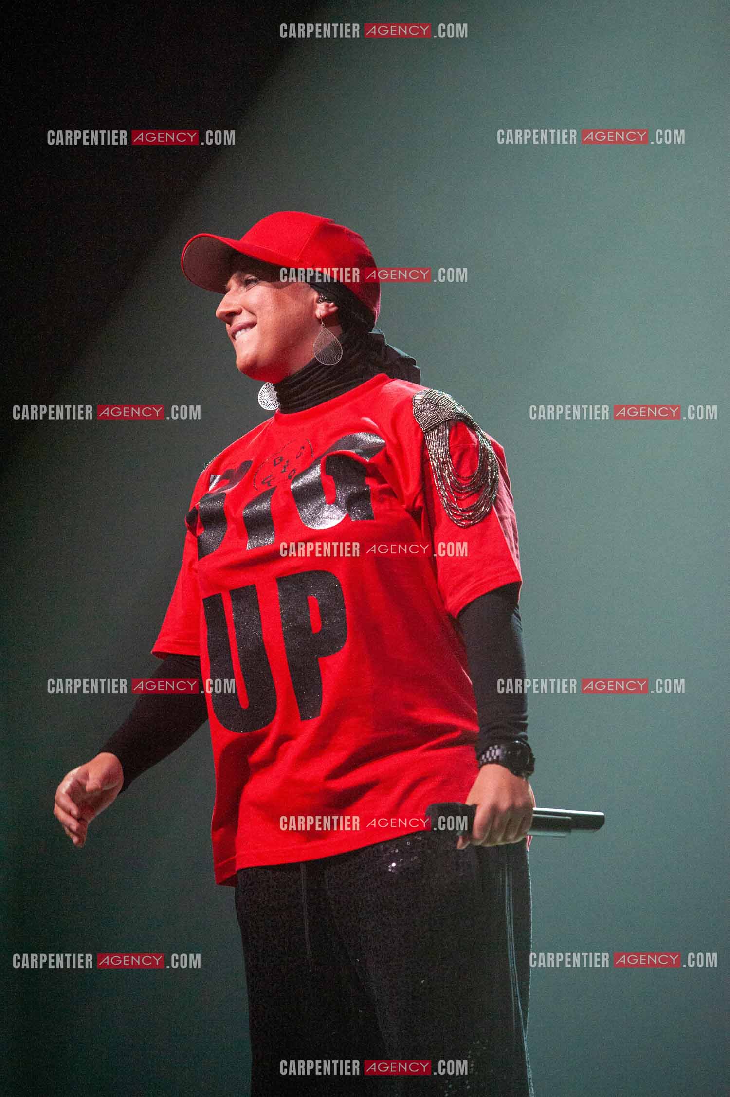 La chanteuse Diam's en concert au Zénith de Paris en 2010.    ( Exclusif )