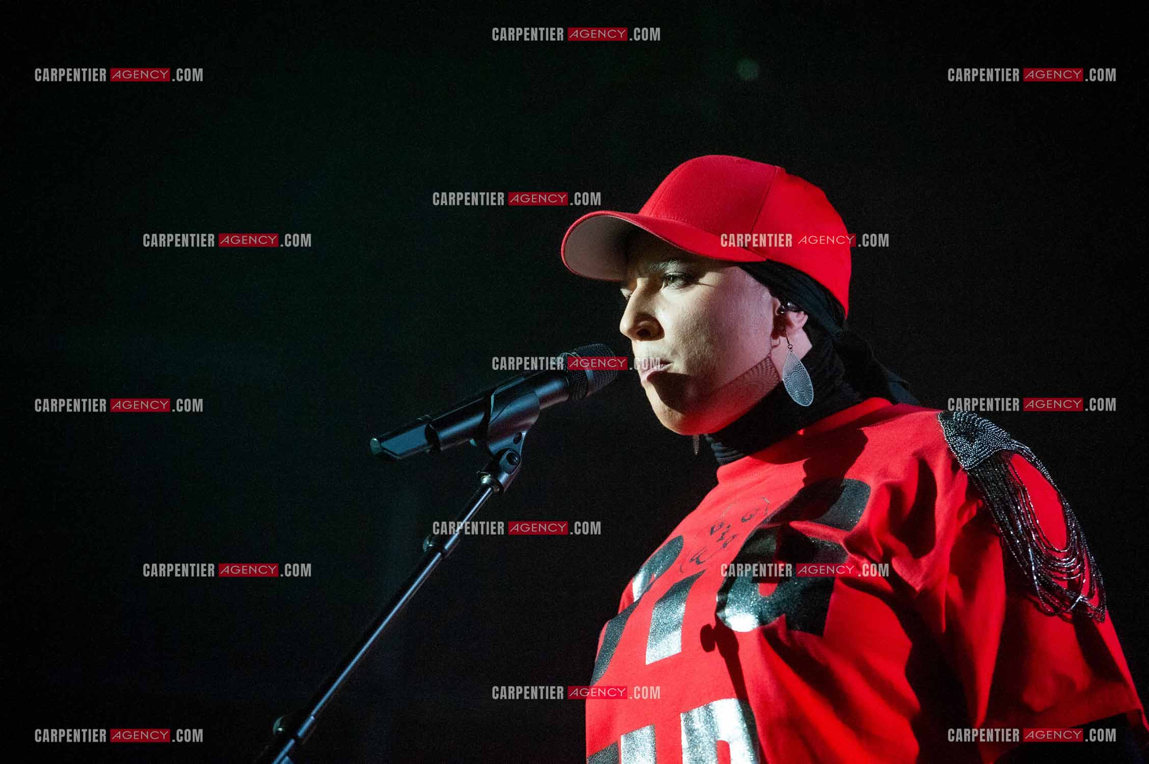 La chanteuse Diam's en concert au Zénith de Paris en 2010.    ( Exclusif )