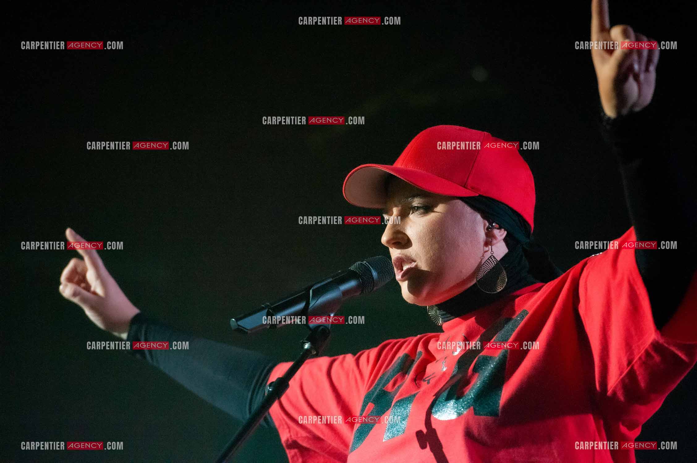 La chanteuse Diam's en concert au Zénith de Paris en 2010.    ( Exclusif )