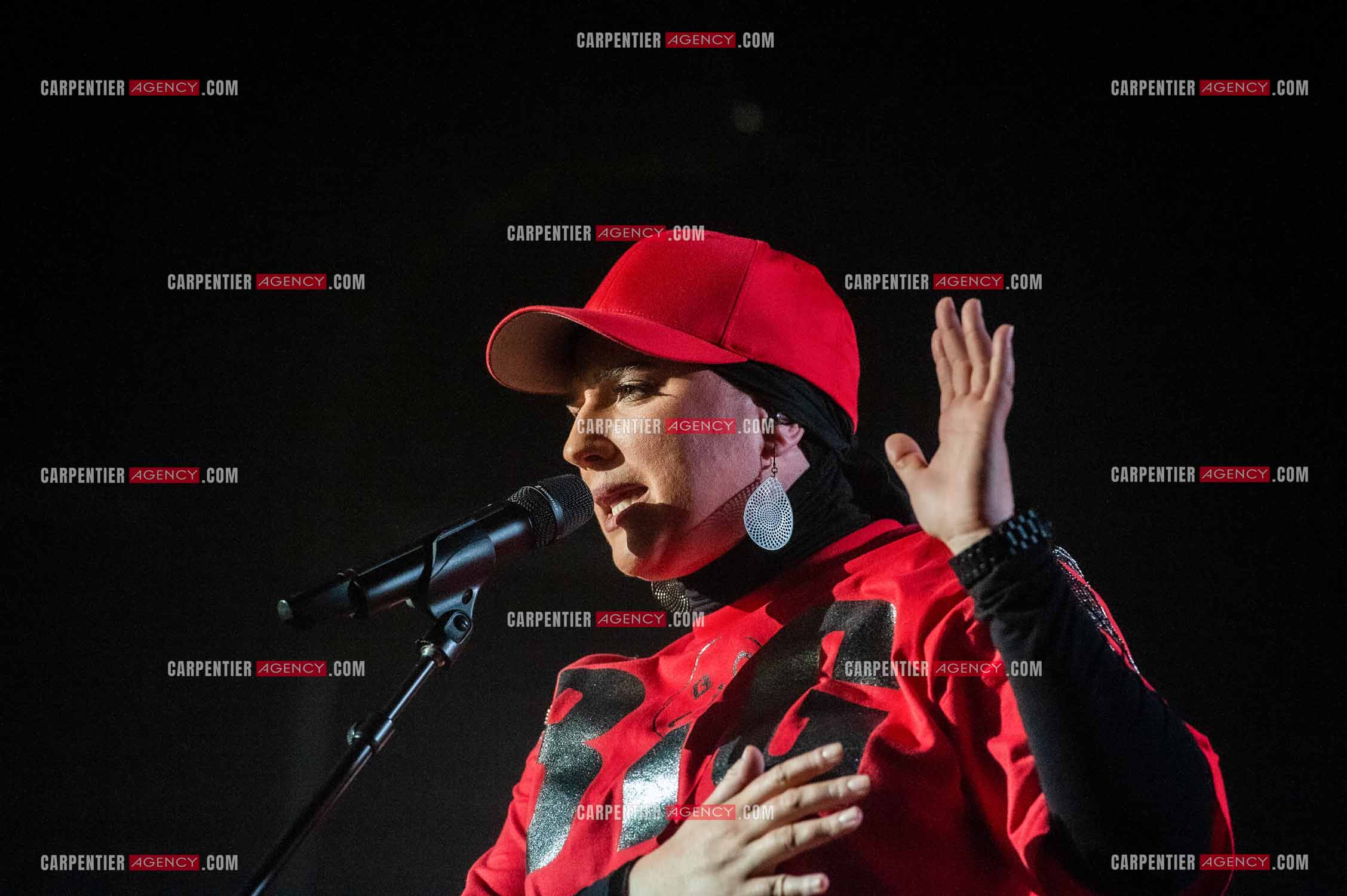 La chanteuse Diam's en concert au Zénith de Paris en 2010.    ( Exclusif )