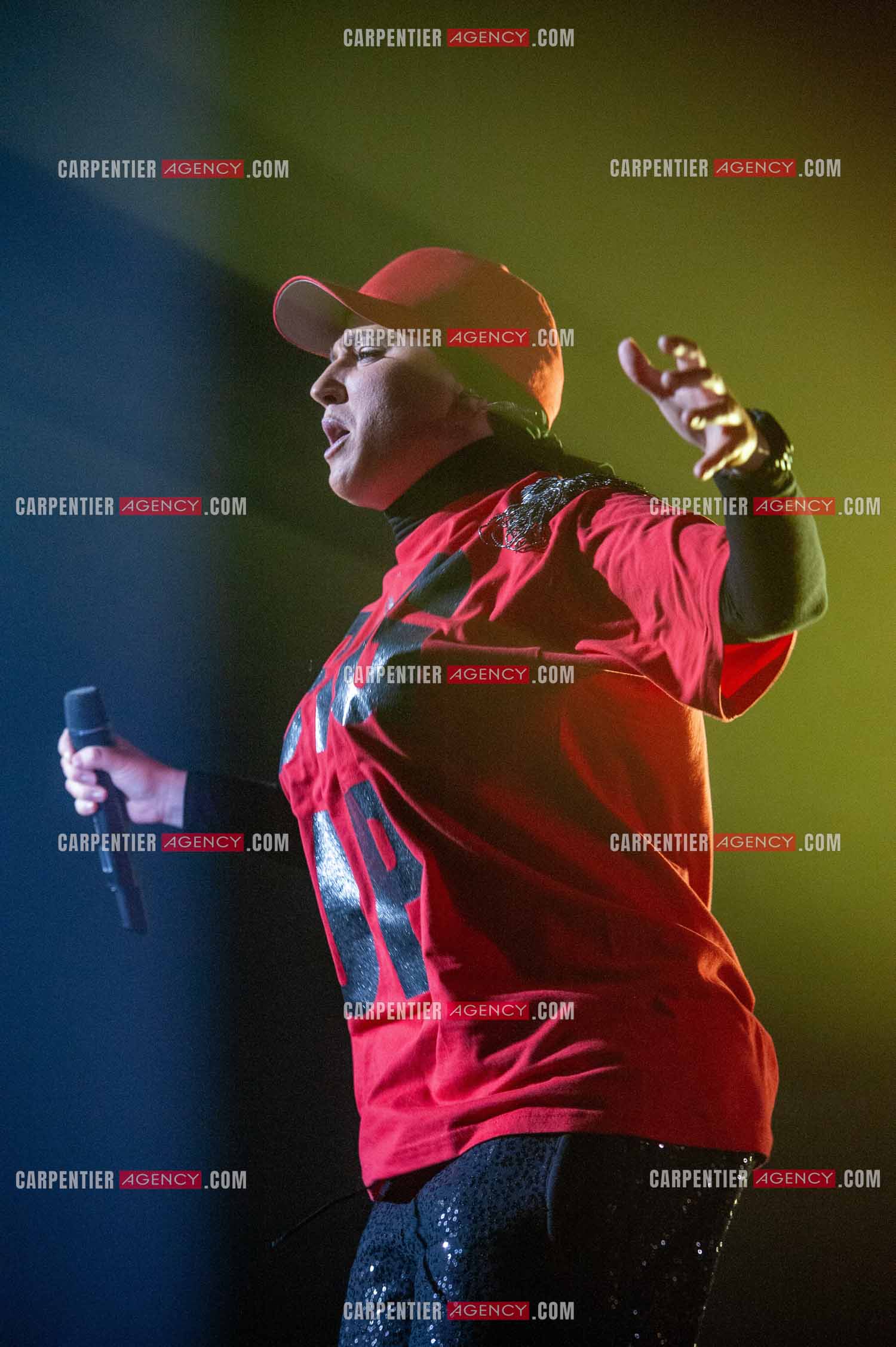 La chanteuse Diam's en concert au Zénith de Paris en 2010.    ( Exclusif )