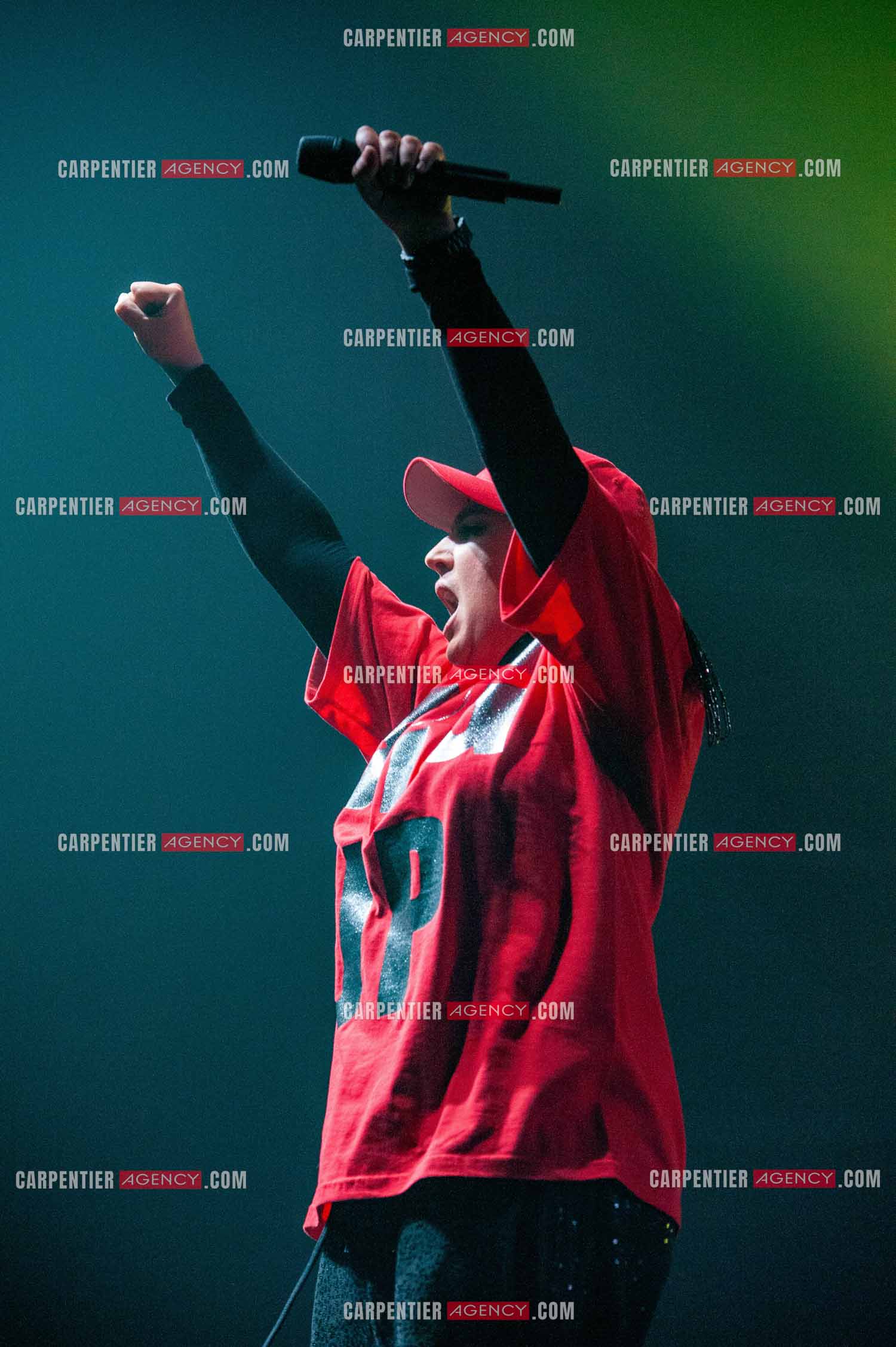 La chanteuse Diam's en concert au Zénith de Paris en 2010.    ( Exclusif )