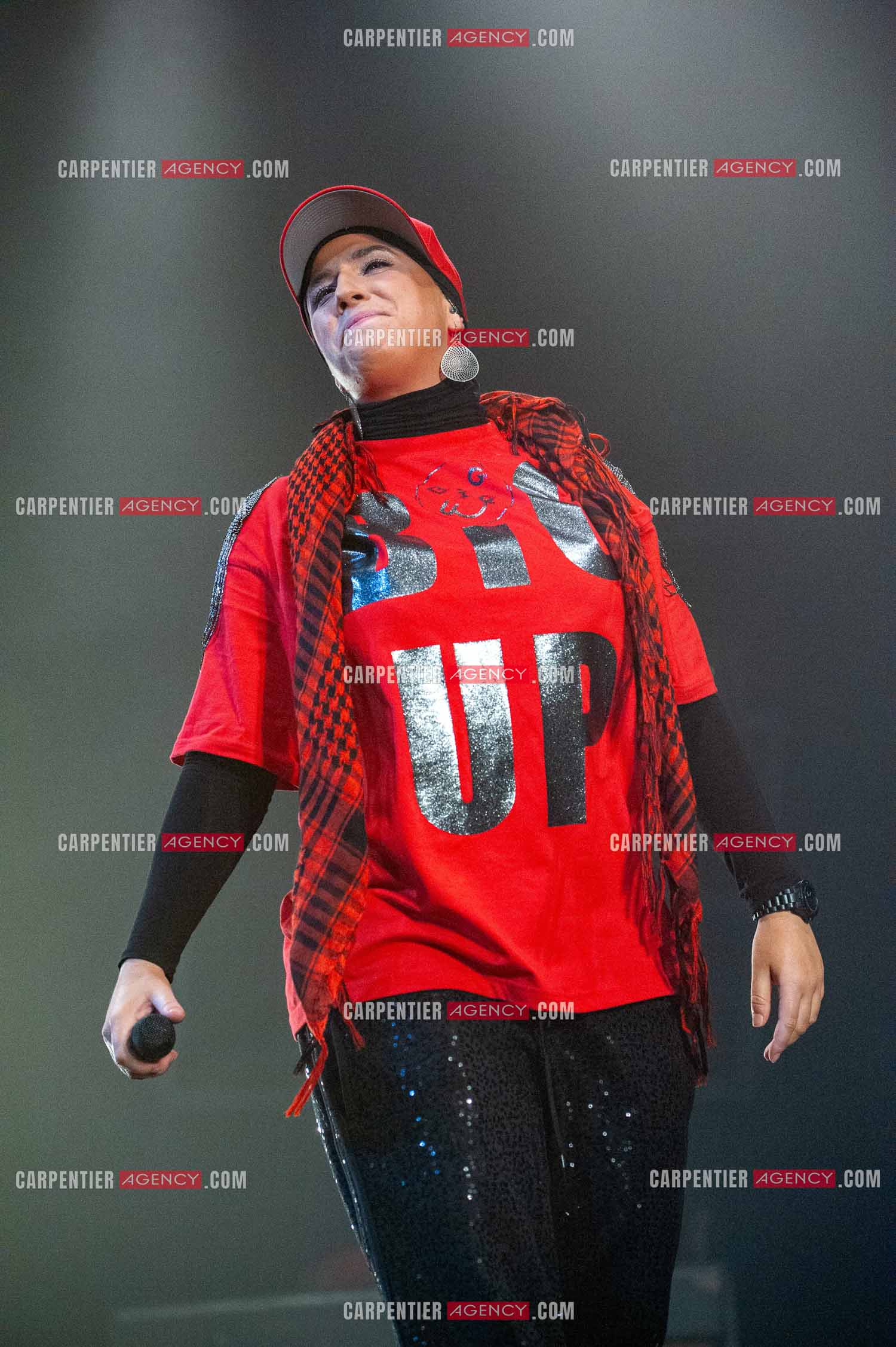 La chanteuse Diam's en concert au Zénith de Paris en 2010.    ( Exclusif )