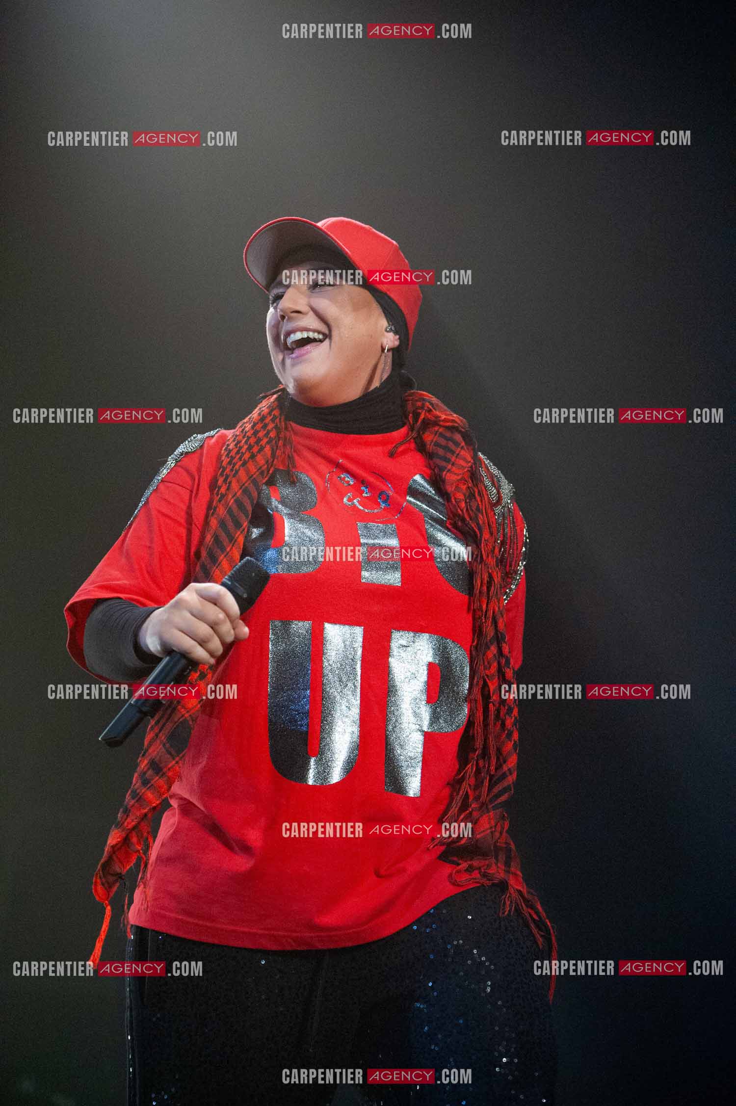 La chanteuse Diam's en concert au Zénith de Paris en 2010.    ( Exclusif )