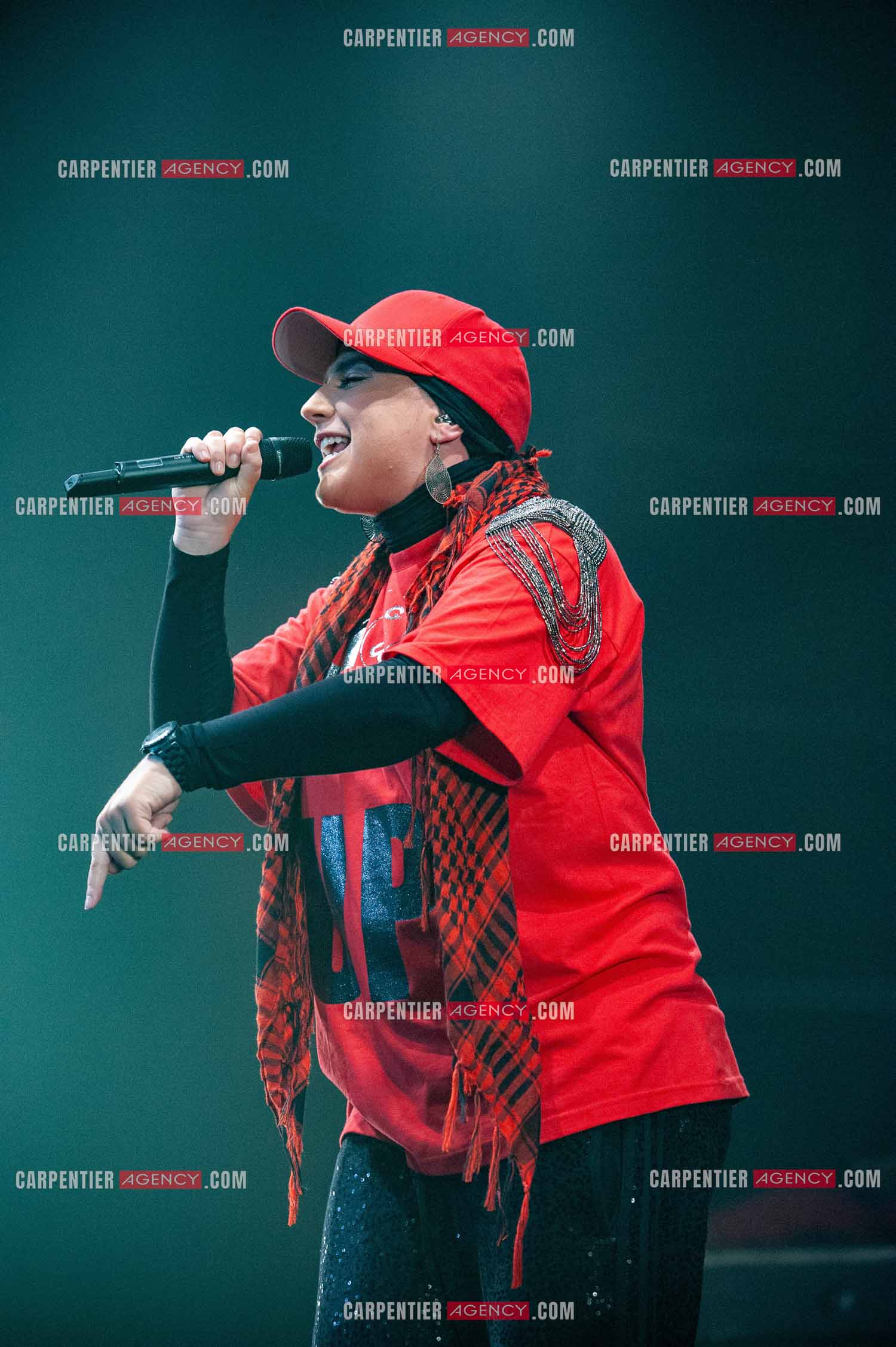 La chanteuse Diam's en concert au Zénith de Paris en 2010.    ( Exclusif )