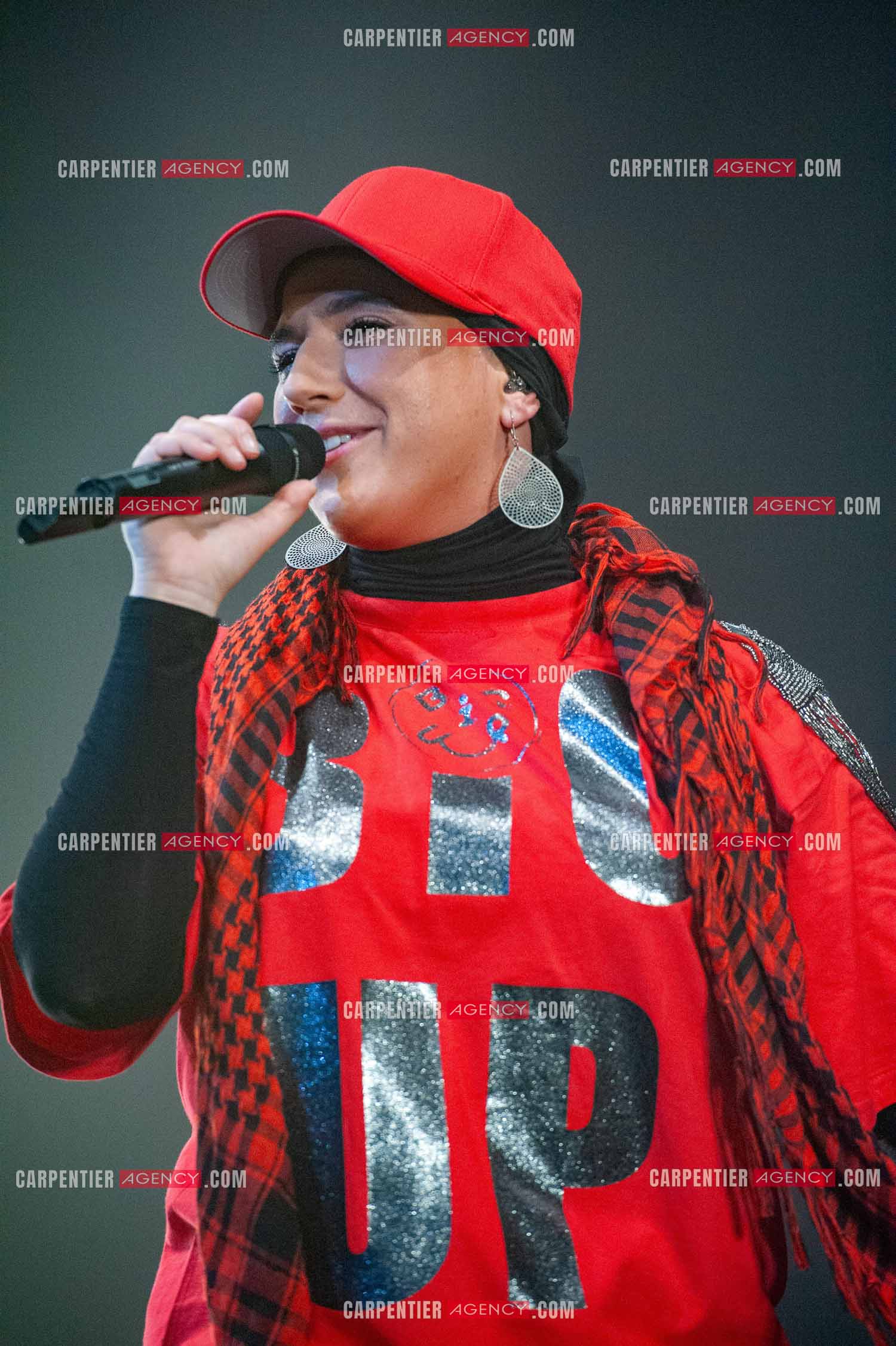 La chanteuse Diam's en concert au Zénith de Paris en 2010.    ( Exclusif )