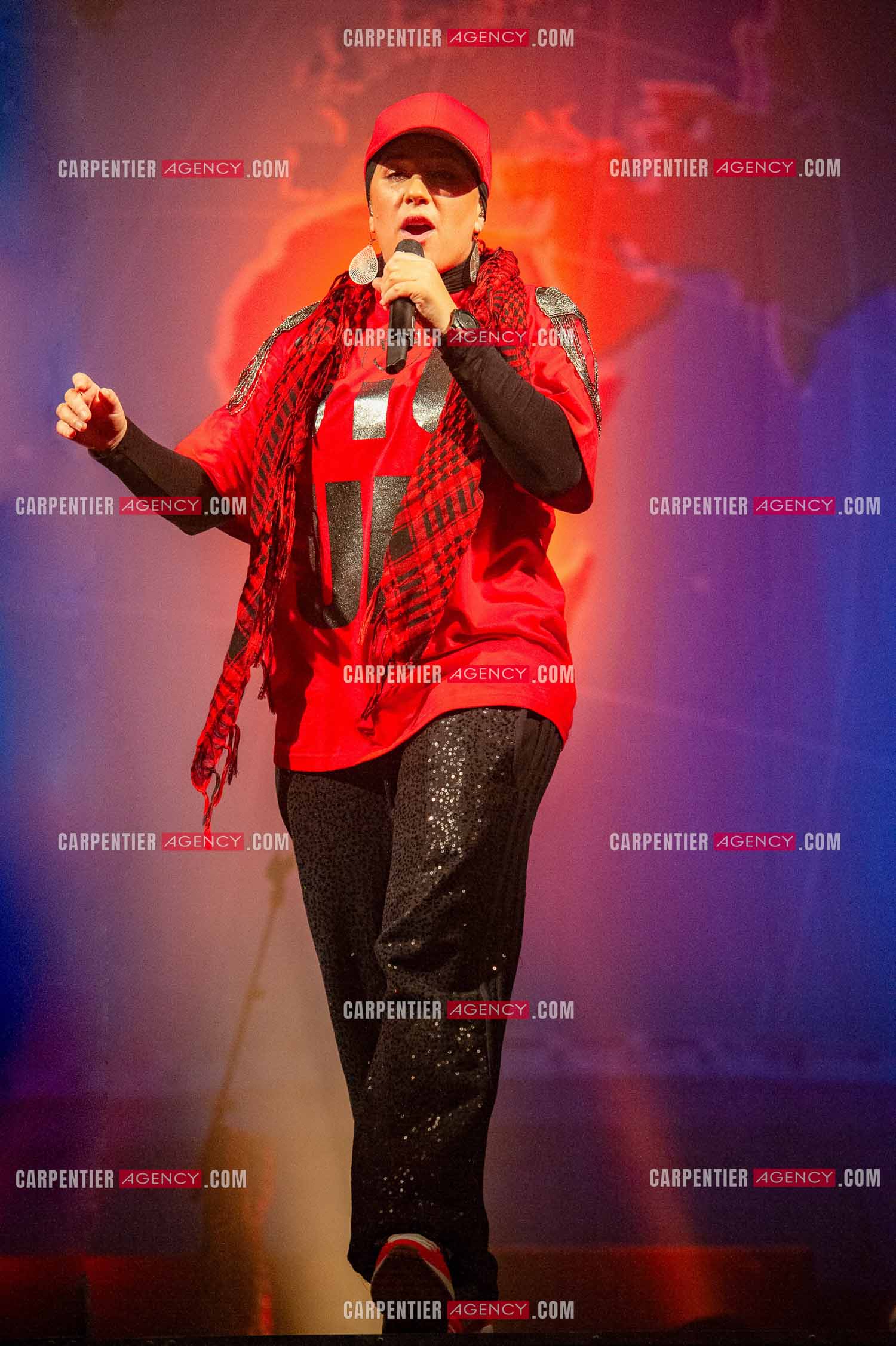 La chanteuse Diam's en concert au Zénith de Paris en 2010.    ( Exclusif )