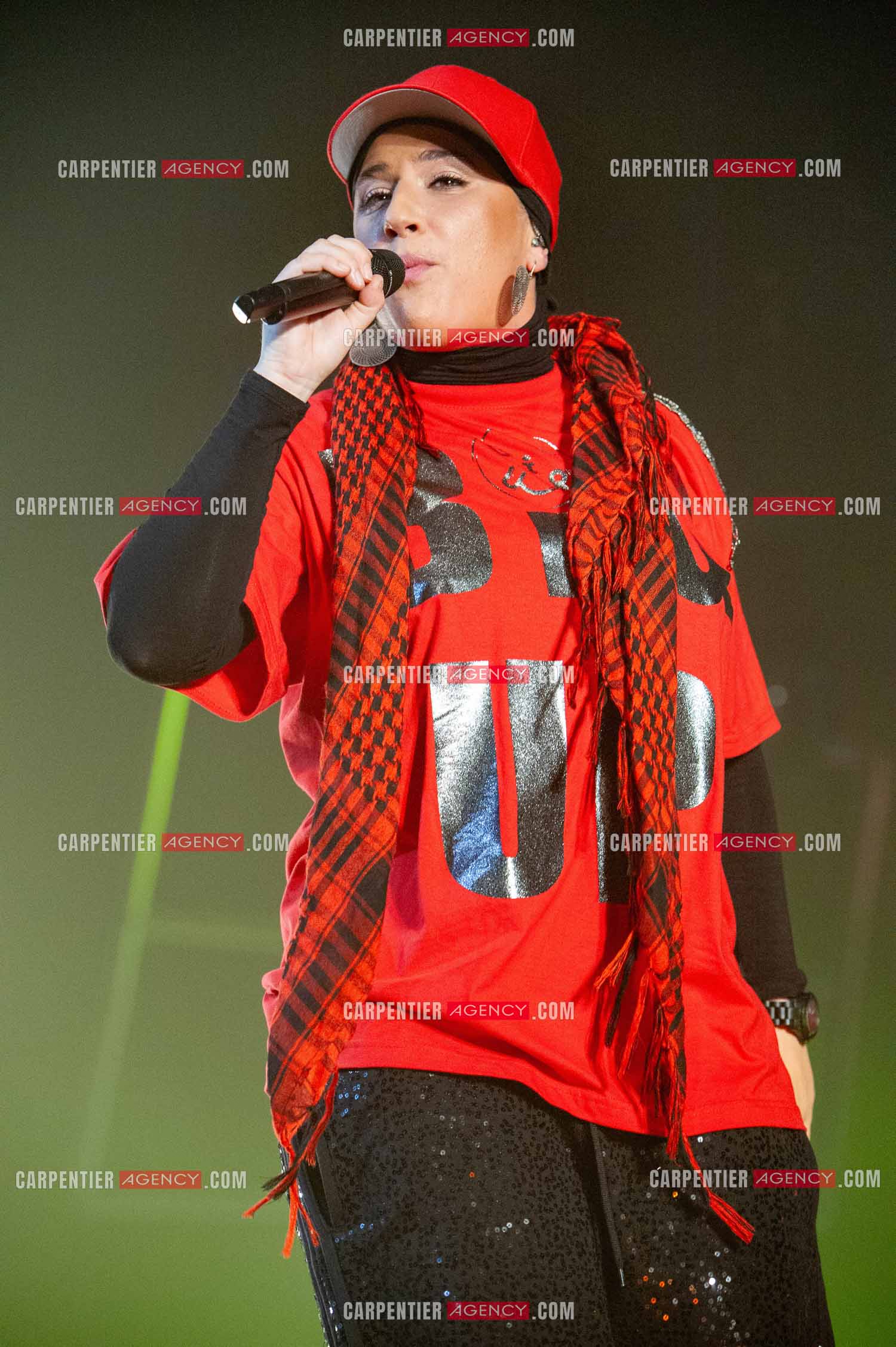 La chanteuse Diam's en concert au Zénith de Paris en 2010.    ( Exclusif )