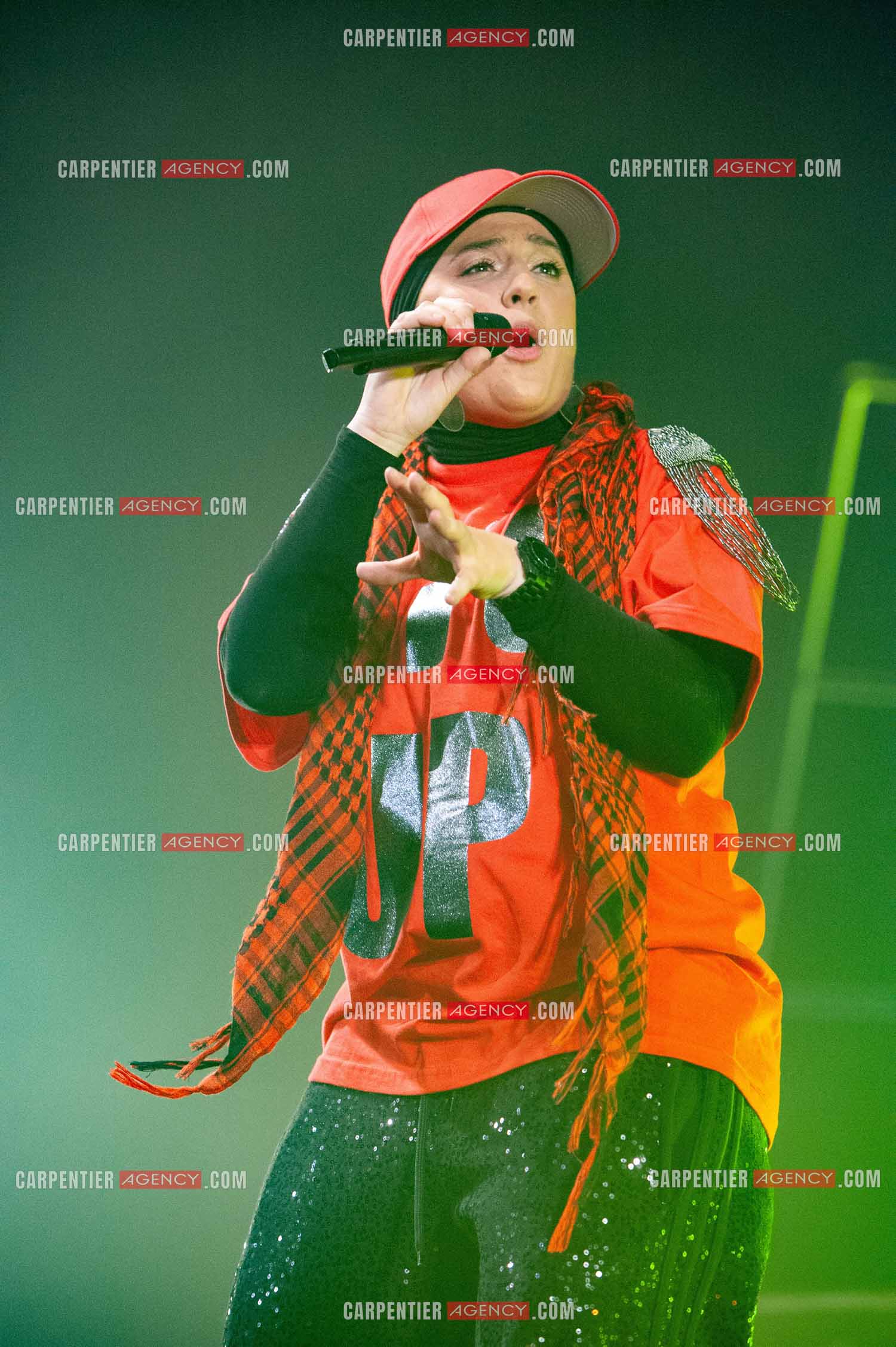 La chanteuse Diam's en concert au Zénith de Paris en 2010.    ( Exclusif )