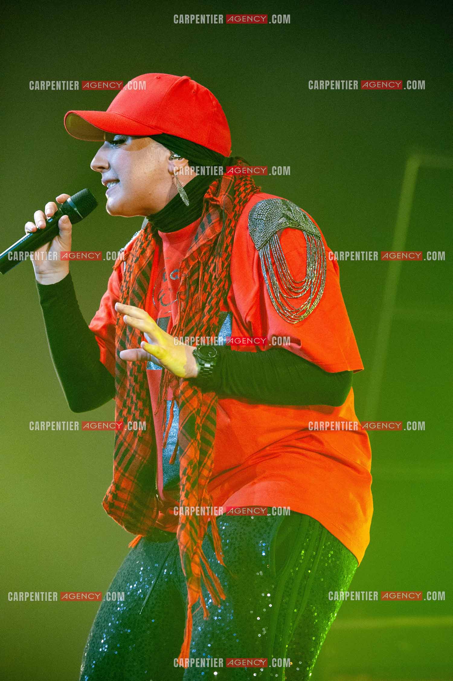 La chanteuse Diam's en concert au Zénith de Paris en 2010.    ( Exclusif )