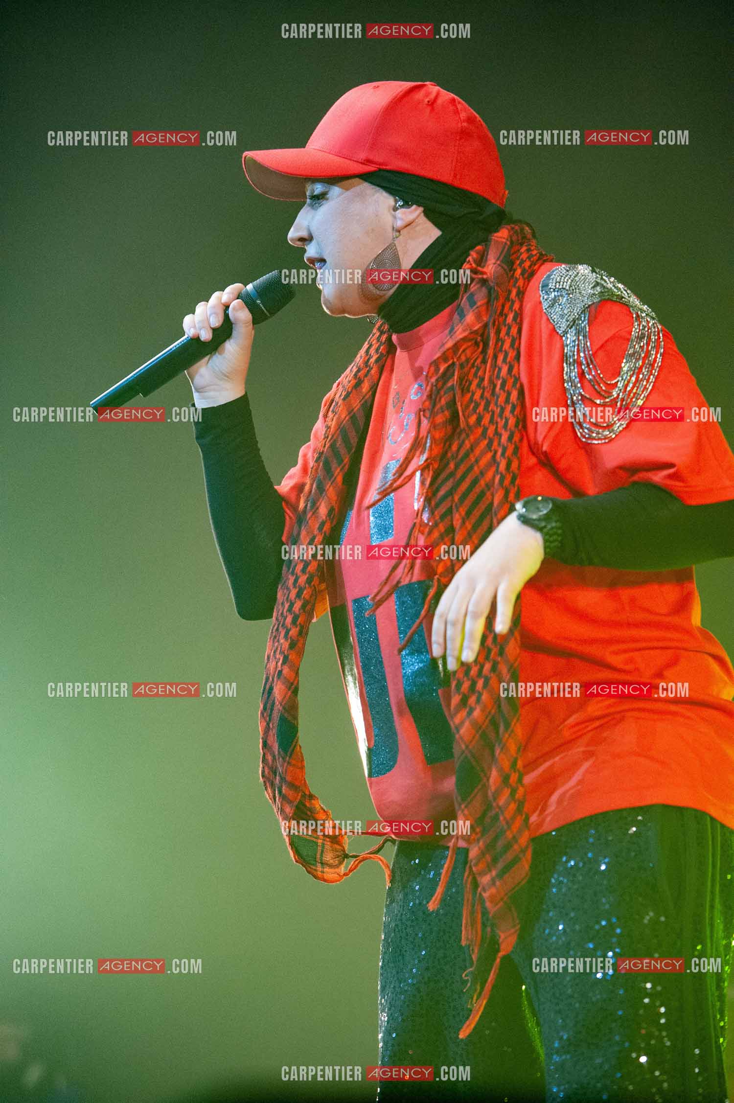 La chanteuse Diam's en concert au Zénith de Paris en 2010.    ( Exclusif )