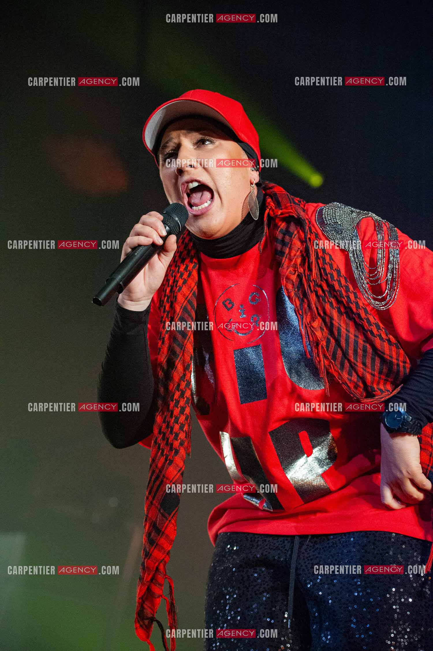 La chanteuse Diam's en concert au Zénith de Paris en 2010.    ( Exclusif )