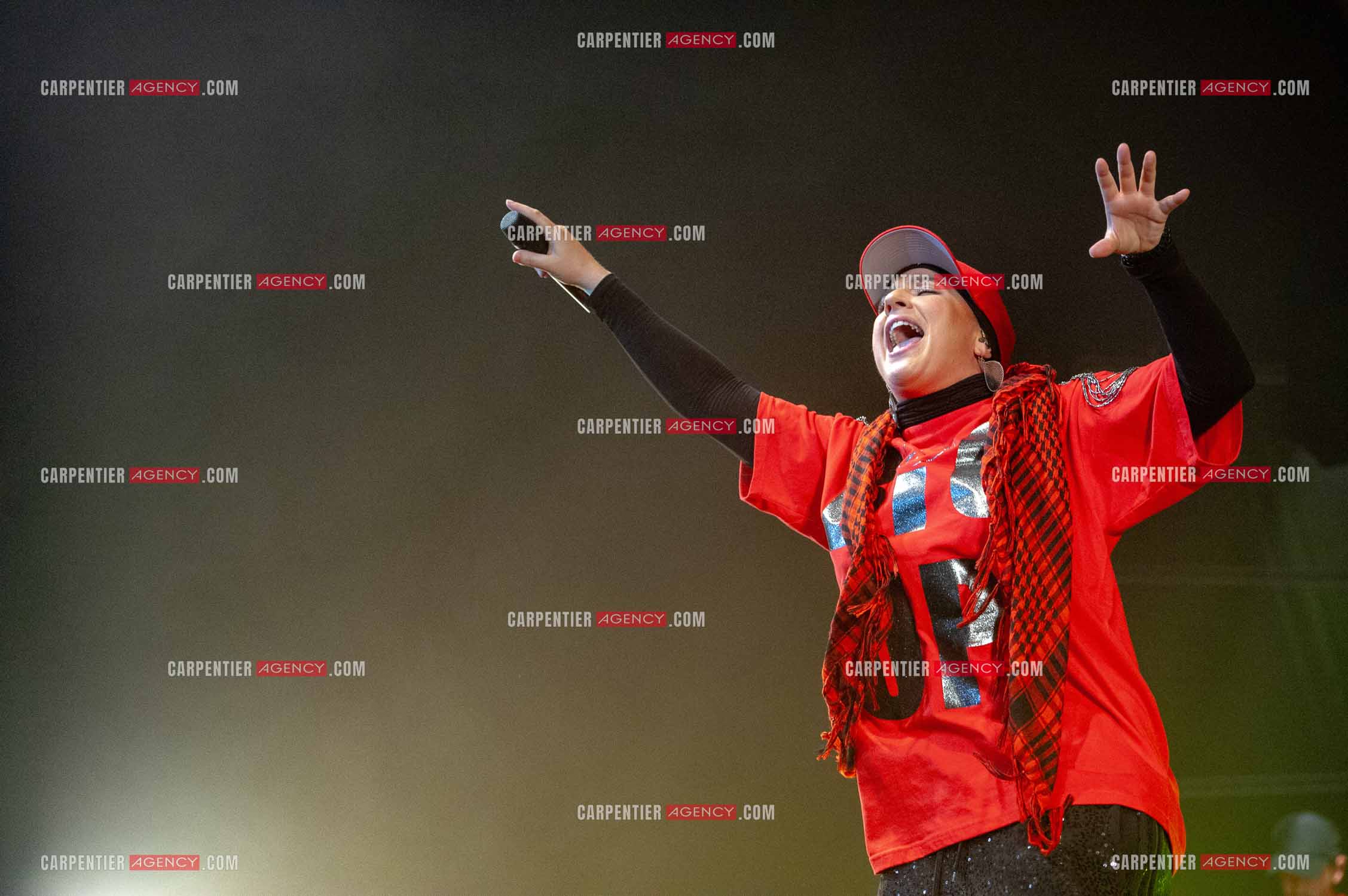 La chanteuse Diam's en concert au Zénith de Paris en 2010.    ( Exclusif )