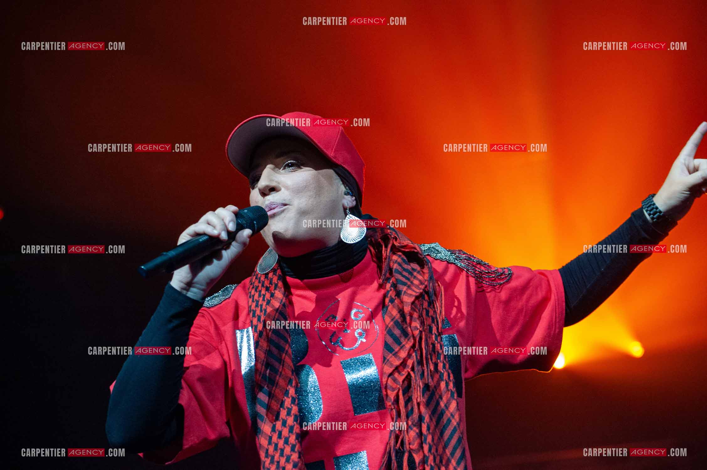 La chanteuse Diam's en concert au Zénith de Paris en 2010.    ( Exclusif )