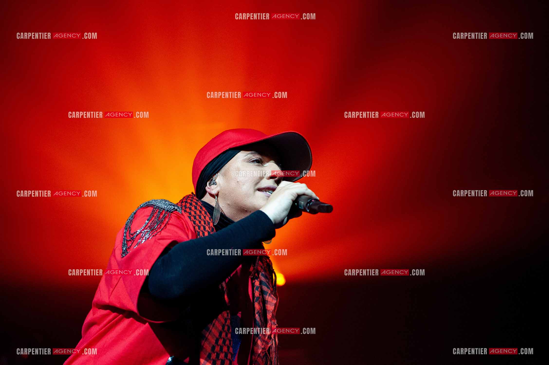 La chanteuse Diam's en concert au Zénith de Paris en 2010.    ( Exclusif )