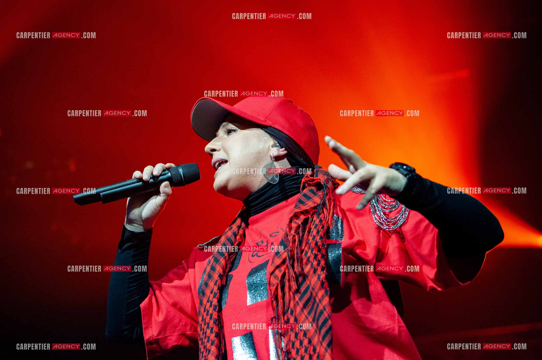 La chanteuse Diam's en concert au Zénith de Paris en 2010.    ( Exclusif )