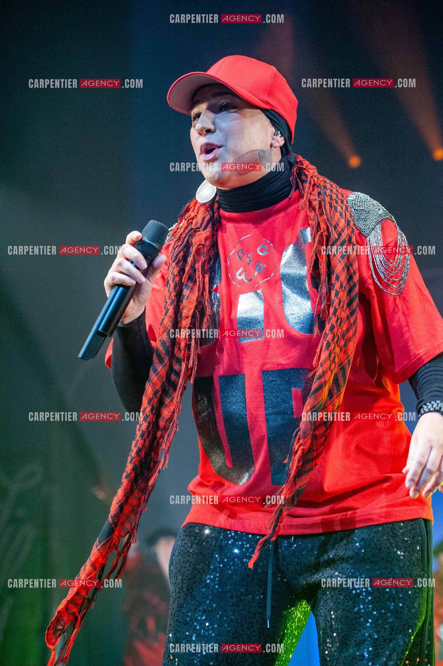 La chanteuse Diam's en concert au Zénith de Paris en 2010.    ( Exclusif )