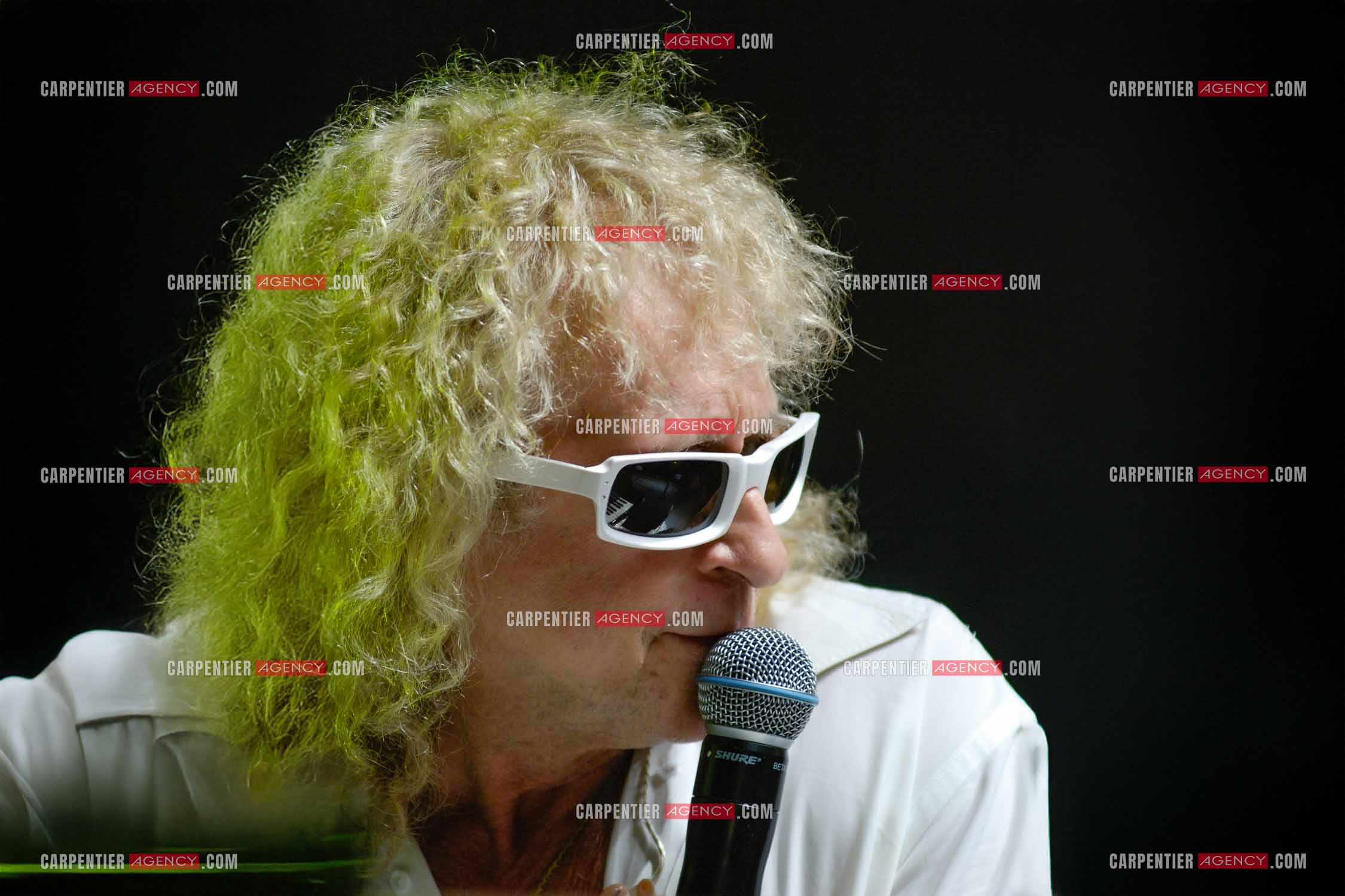 Le chanteur Michel Polnareff lors de ses répétitions au Zénith de Limoges avant d'entamer sa tournée sur toute la France en passant par le POPB de Paris Bercy.         ( Exclusif )