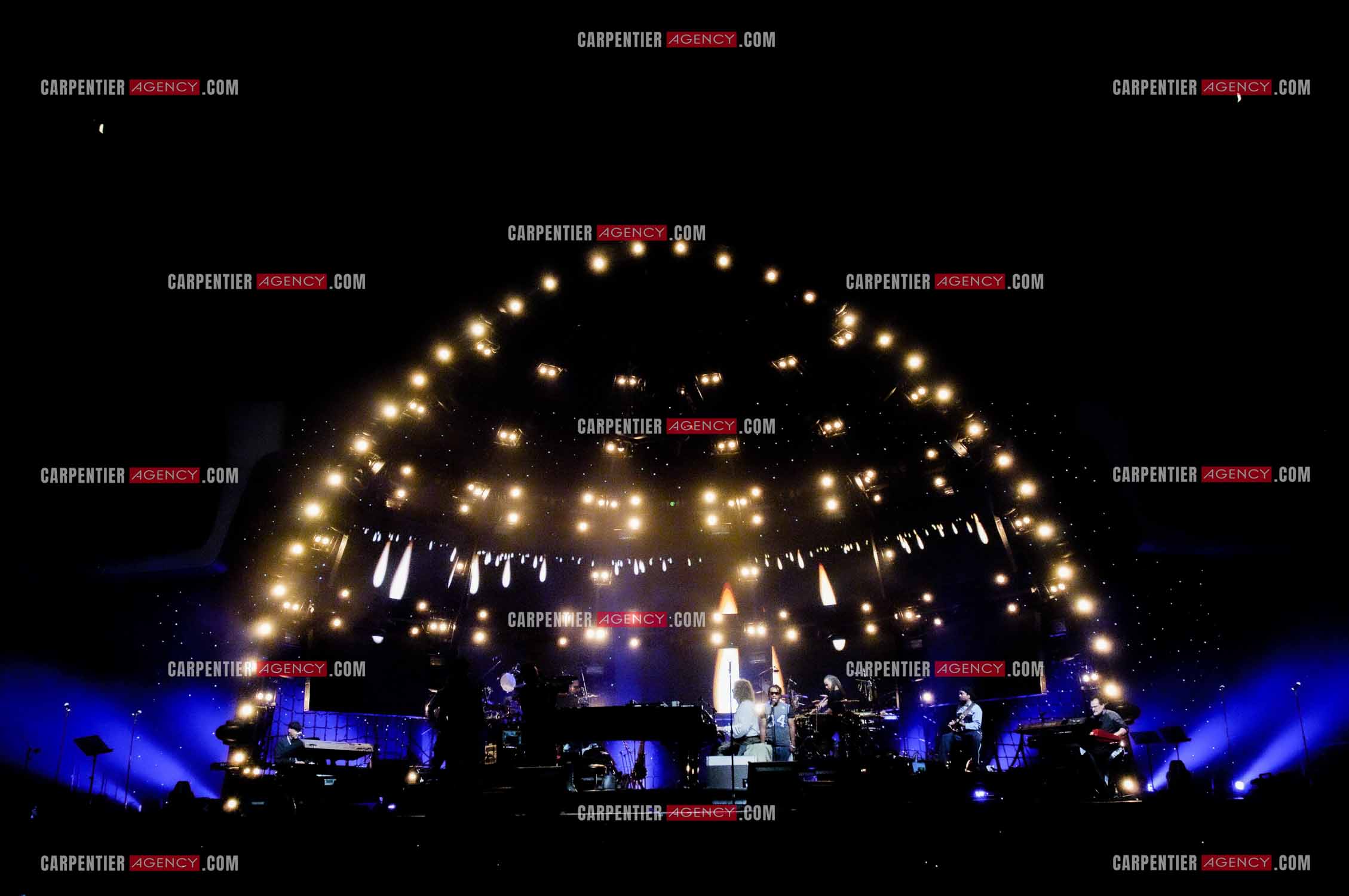 Le chanteur Michel Polnareff lors de ses répétitions au Zénith de Limoges avant d'entamer sa tournée sur toute la France en passant par le POPB de Paris Bercy.         ( Exclusif )