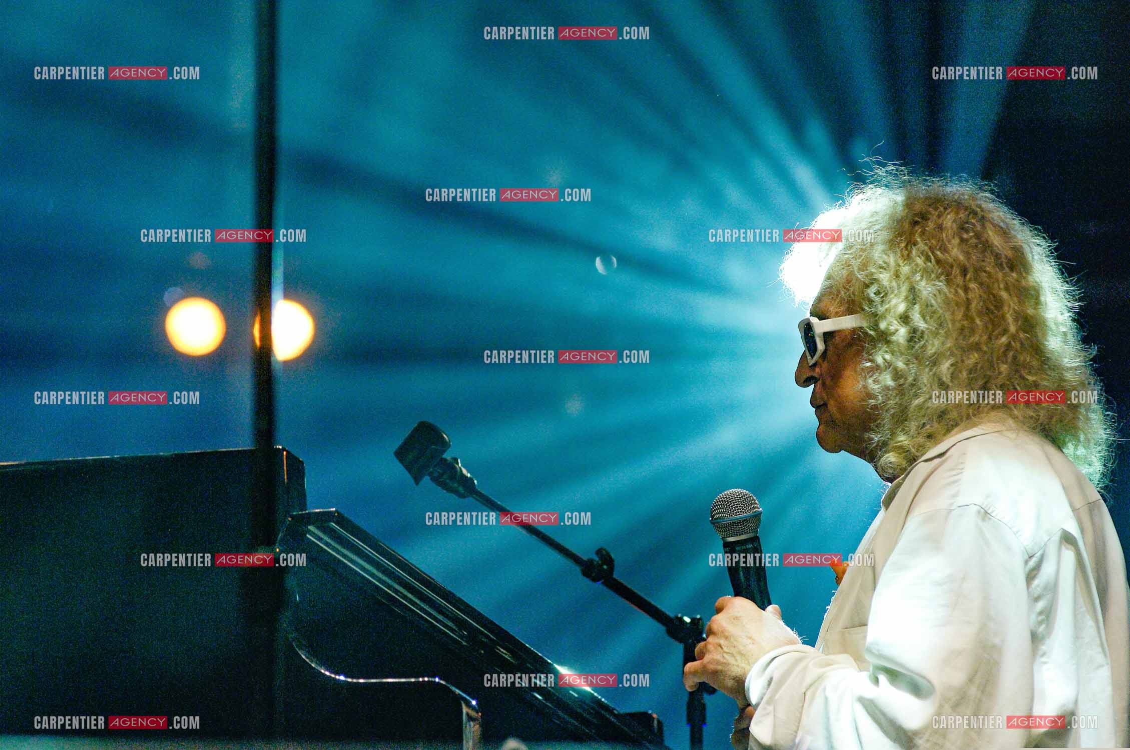 Le chanteur Michel Polnareff lors de ses répétitions au Zénith de Limoges avant d'entamer sa tournée sur toute la France en passant par le POPB de Paris Bercy.         ( Exclusif )