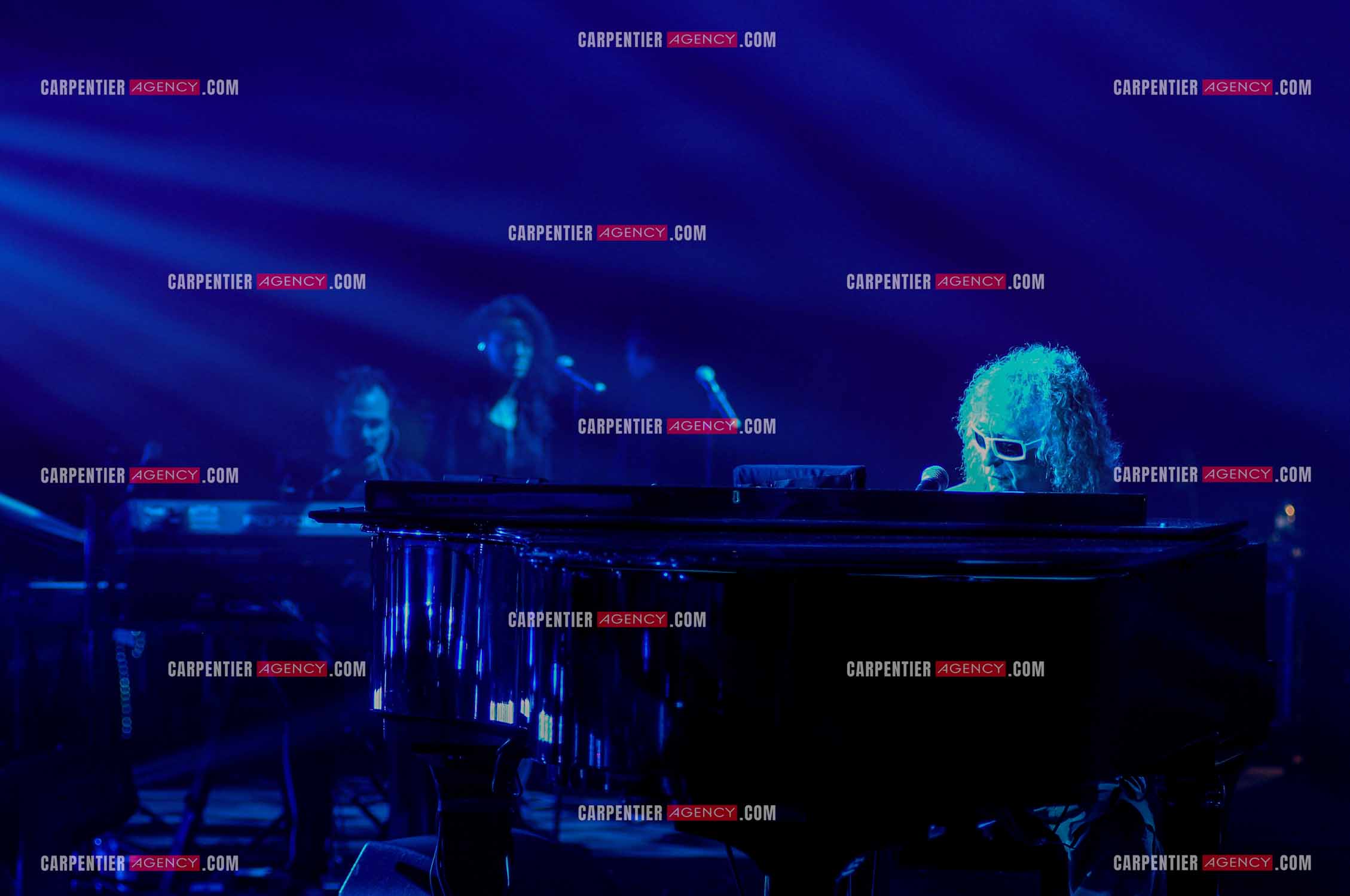 Le chanteur Michel Polnareff lors de ses répétitions au Zénith de Limoges avant d'entamer sa tournée sur toute la France en passant par le POPB de Paris Bercy.         ( Exclusif )