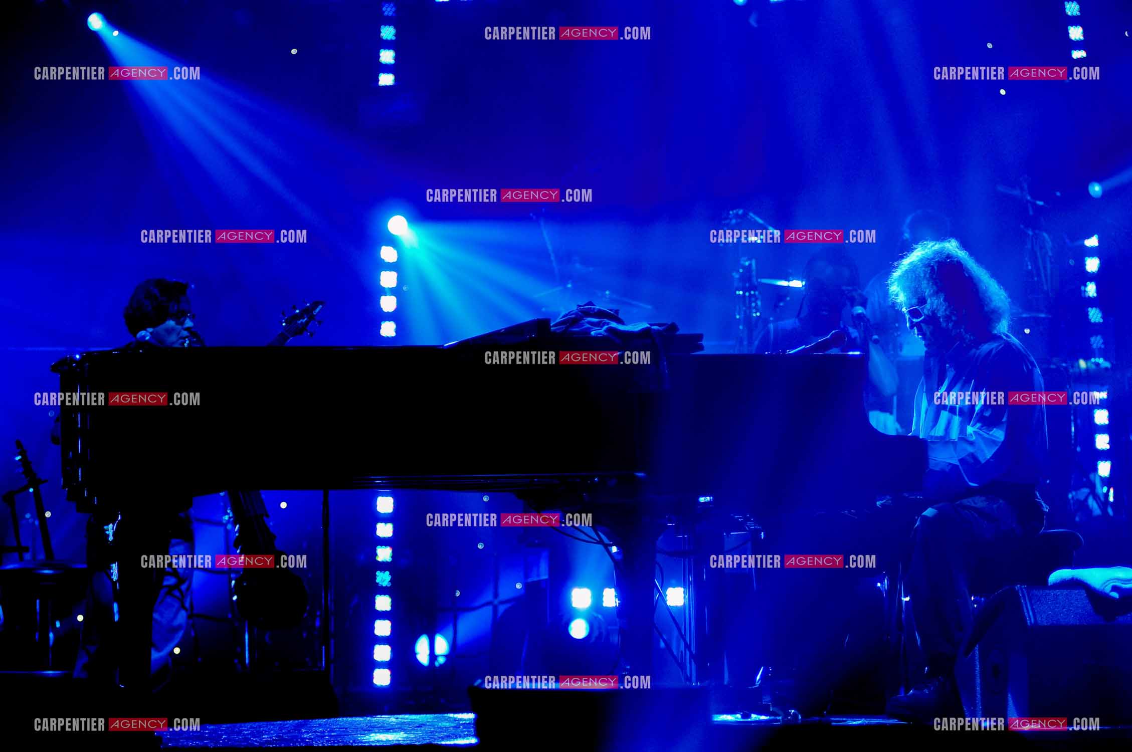 Le chanteur Michel Polnareff lors de ses répétitions au Zénith de Limoges avant d'entamer sa tournée sur toute la France en passant par le POPB de Paris Bercy.         ( Exclusif )