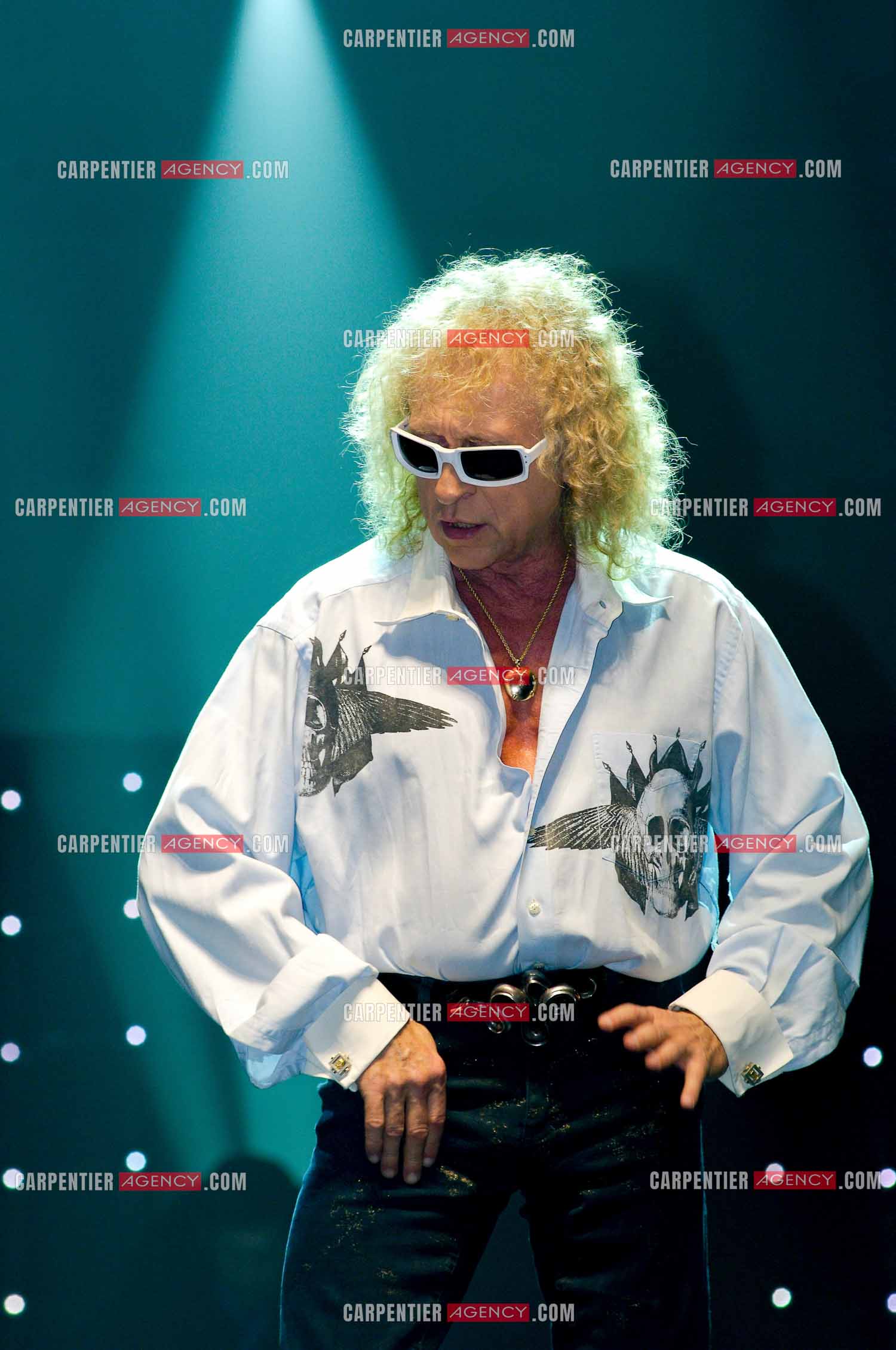 Le chanteur Michel Polnareff lors de ses répétitions au Zénith de Limoges avant d'entamer sa tournée sur toute la France en passant par le POPB de Paris Bercy.         ( Exclusif )