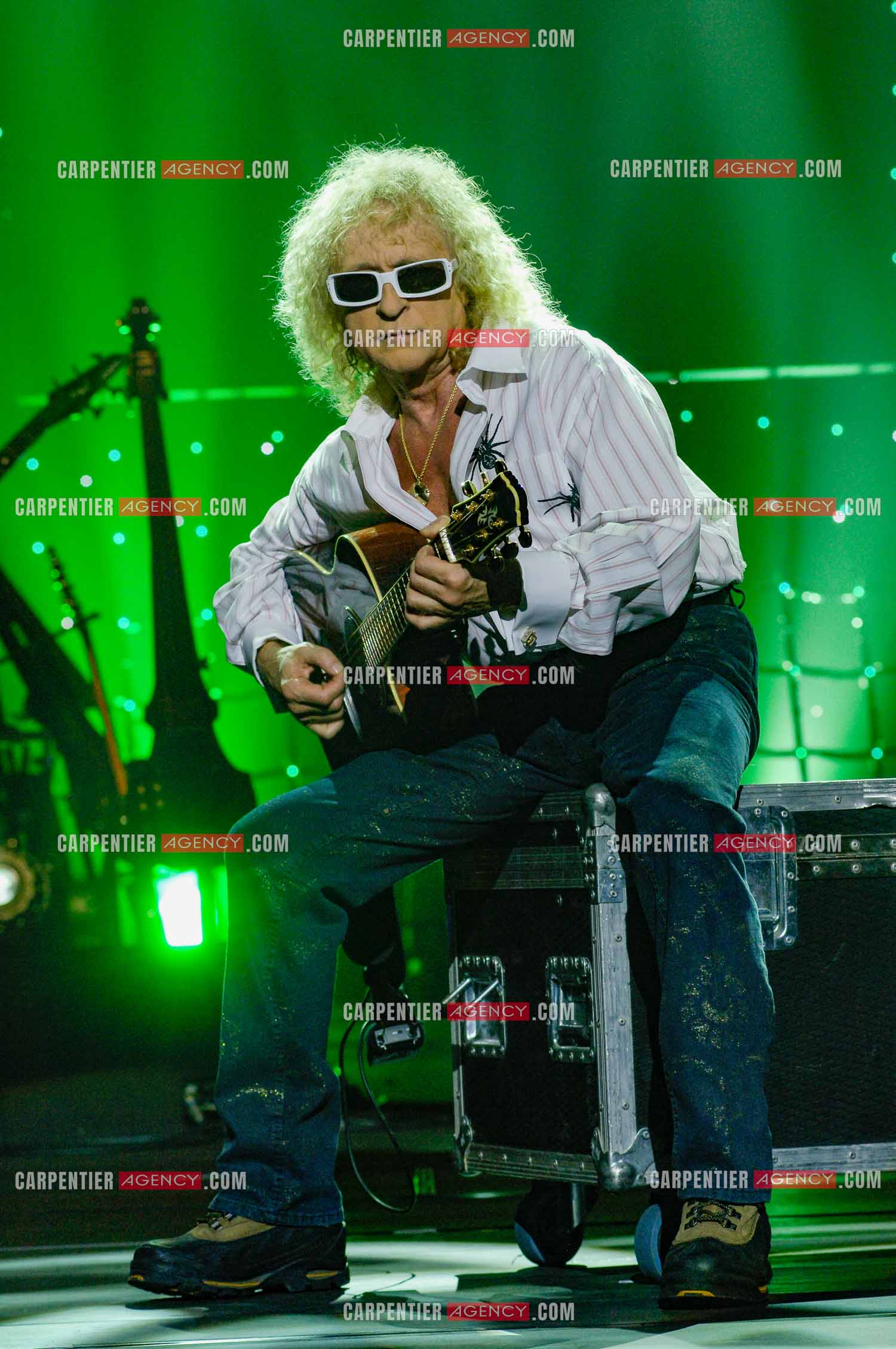 Le chanteur Michel Polnareff lors de ses répétitions au Zénith de Limoges avant d'entamer sa tournée sur toute la France en passant par le POPB de Paris Bercy.         ( Exclusif )