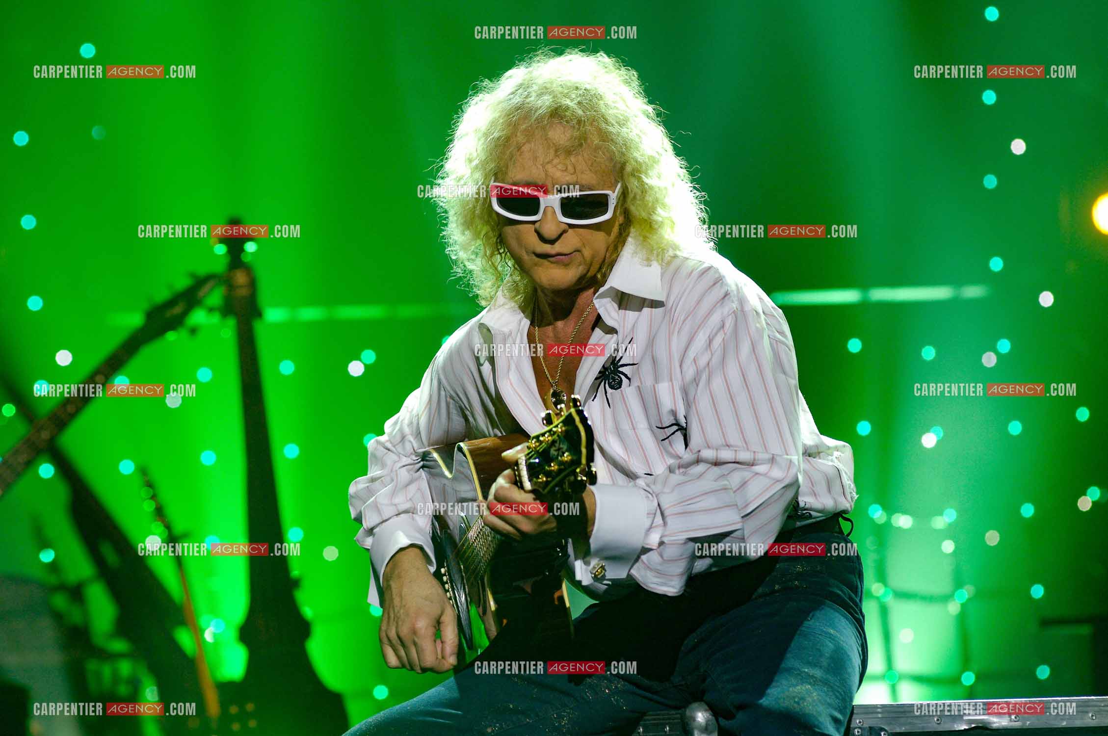 Le chanteur Michel Polnareff lors de ses répétitions au Zénith de Limoges avant d'entamer sa tournée sur toute la France en passant par le POPB de Paris Bercy.         ( Exclusif )