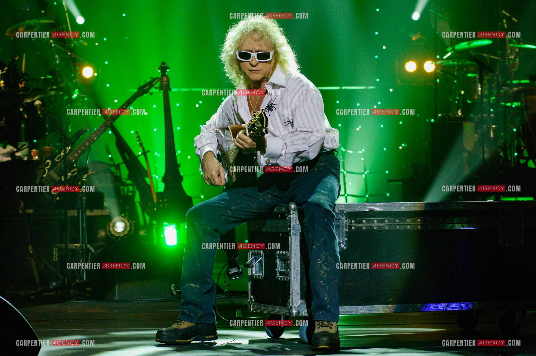 Le chanteur Michel Polnareff lors de ses répétitions au Zénith de Limoges avant d'entamer sa tournée sur toute la France en passant par le POPB de Paris Bercy.         ( Exclusif )