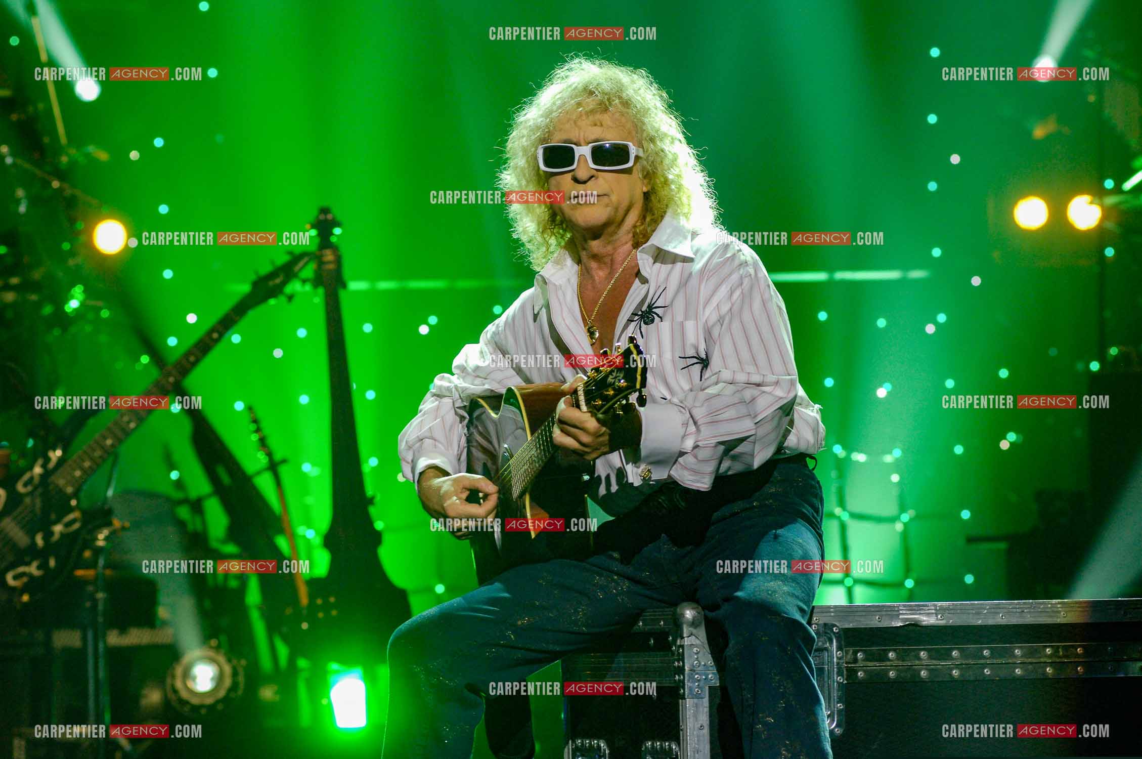 Le chanteur Michel Polnareff lors de ses répétitions au Zénith de Limoges avant d'entamer sa tournée sur toute la France en passant par le POPB de Paris Bercy.         ( Exclusif )