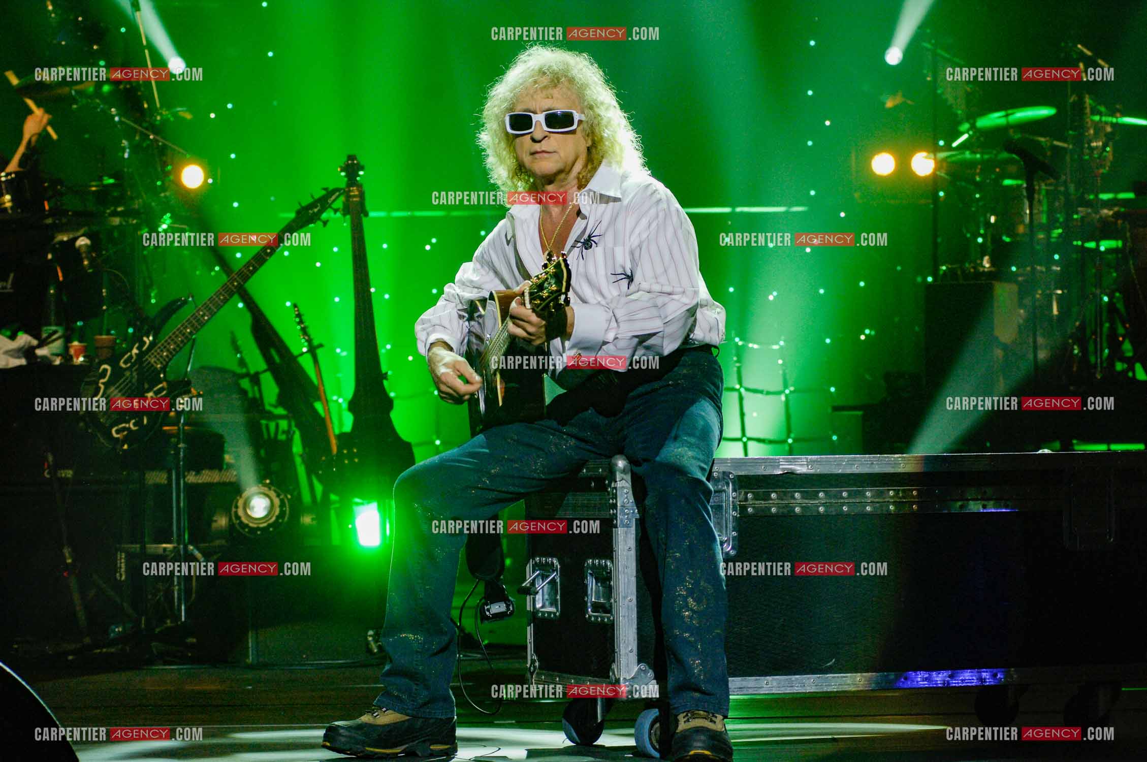 Le chanteur Michel Polnareff lors de ses répétitions au Zénith de Limoges avant d'entamer sa tournée sur toute la France en passant par le POPB de Paris Bercy.         ( Exclusif )