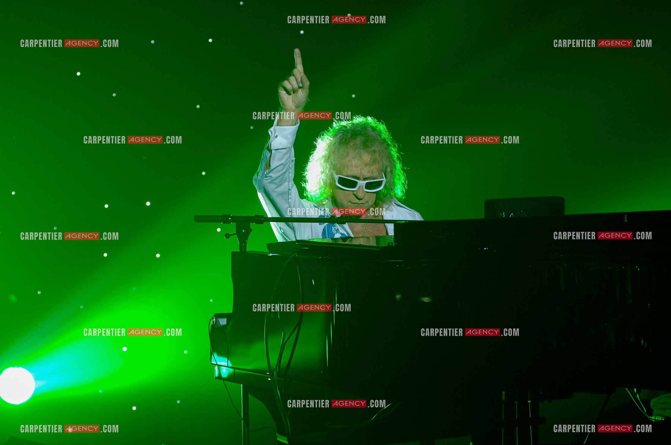 Le chanteur Michel Polnareff lors de ses répétitions au Zénith de Limoges avant d'entamer sa tournée sur toute la France en passant par le POPB de Paris Bercy.         ( Exclusif )