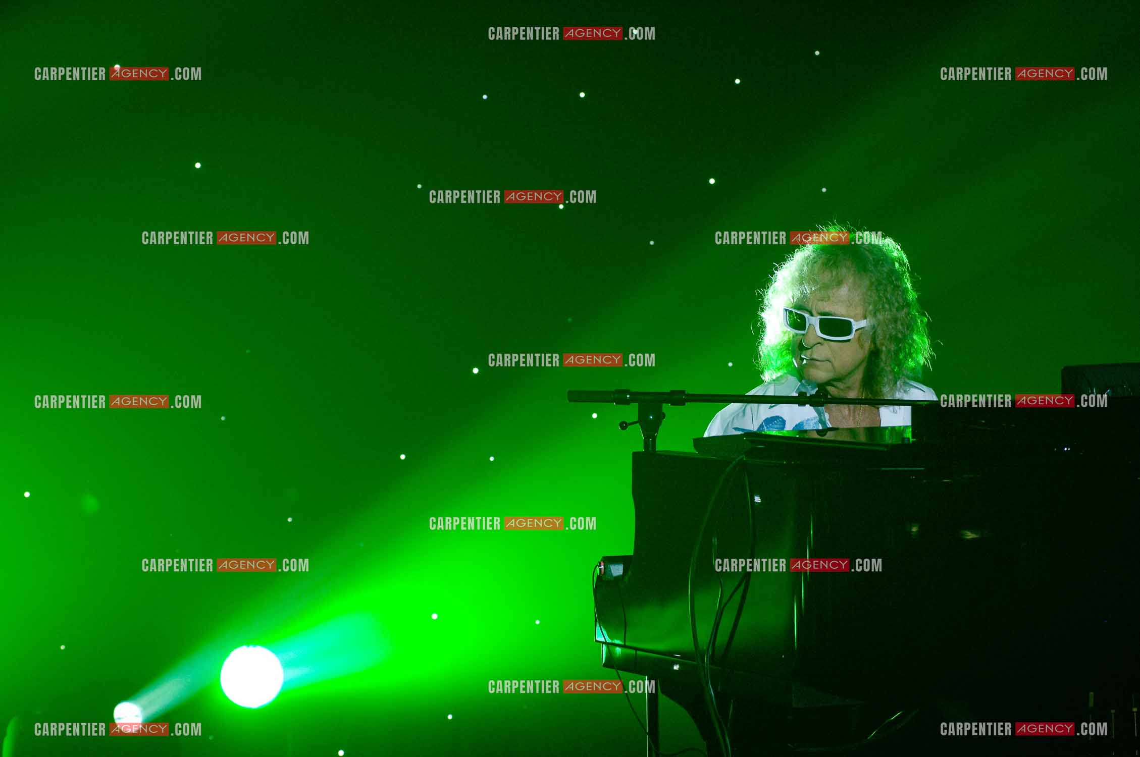 Le chanteur Michel Polnareff lors de ses répétitions au Zénith de Limoges avant d'entamer sa tournée sur toute la France en passant par le POPB de Paris Bercy.         ( Exclusif )